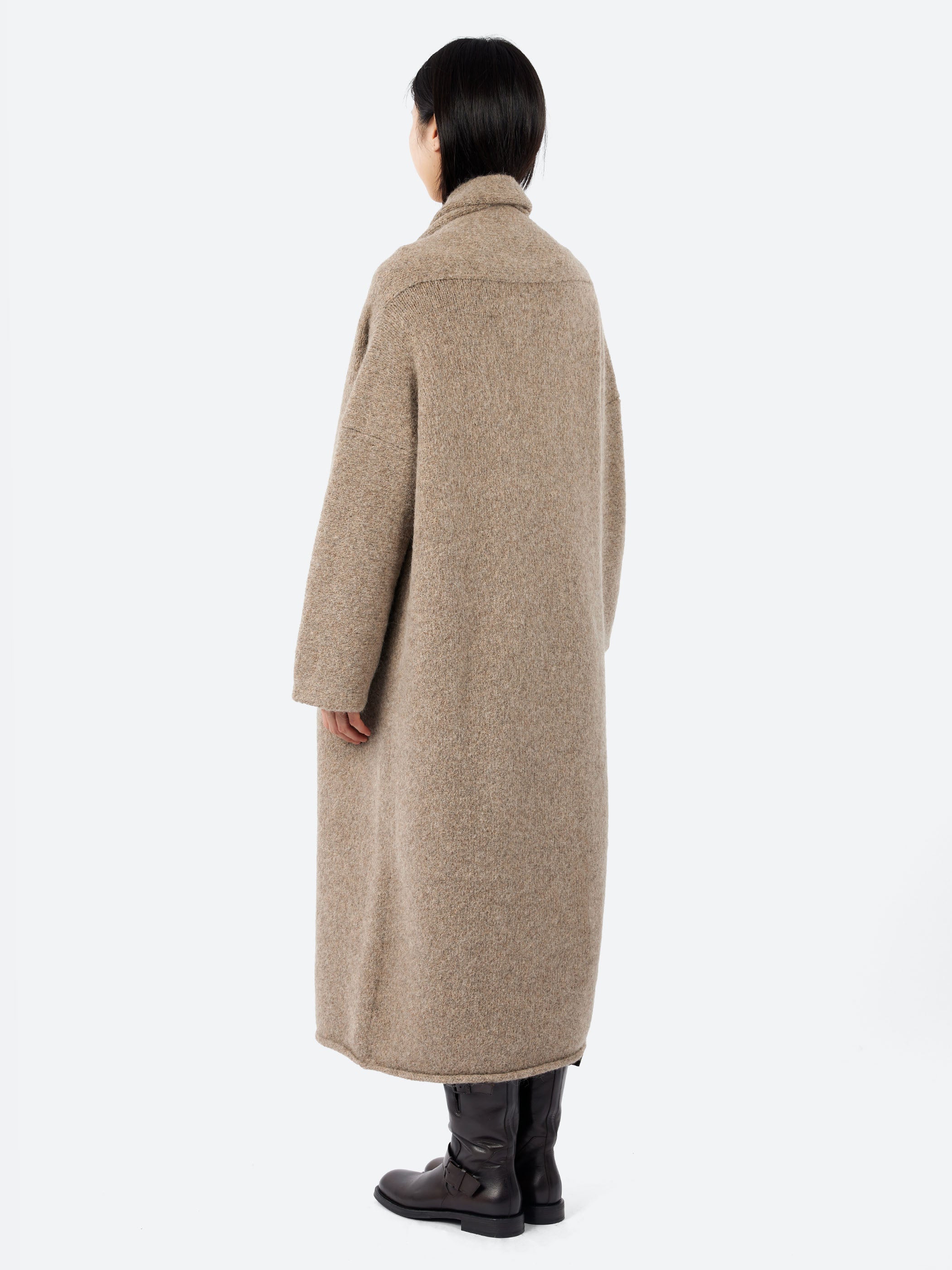 Lauren Manoogian - Long Shawl Cardigan in Driftwood – gravitypope