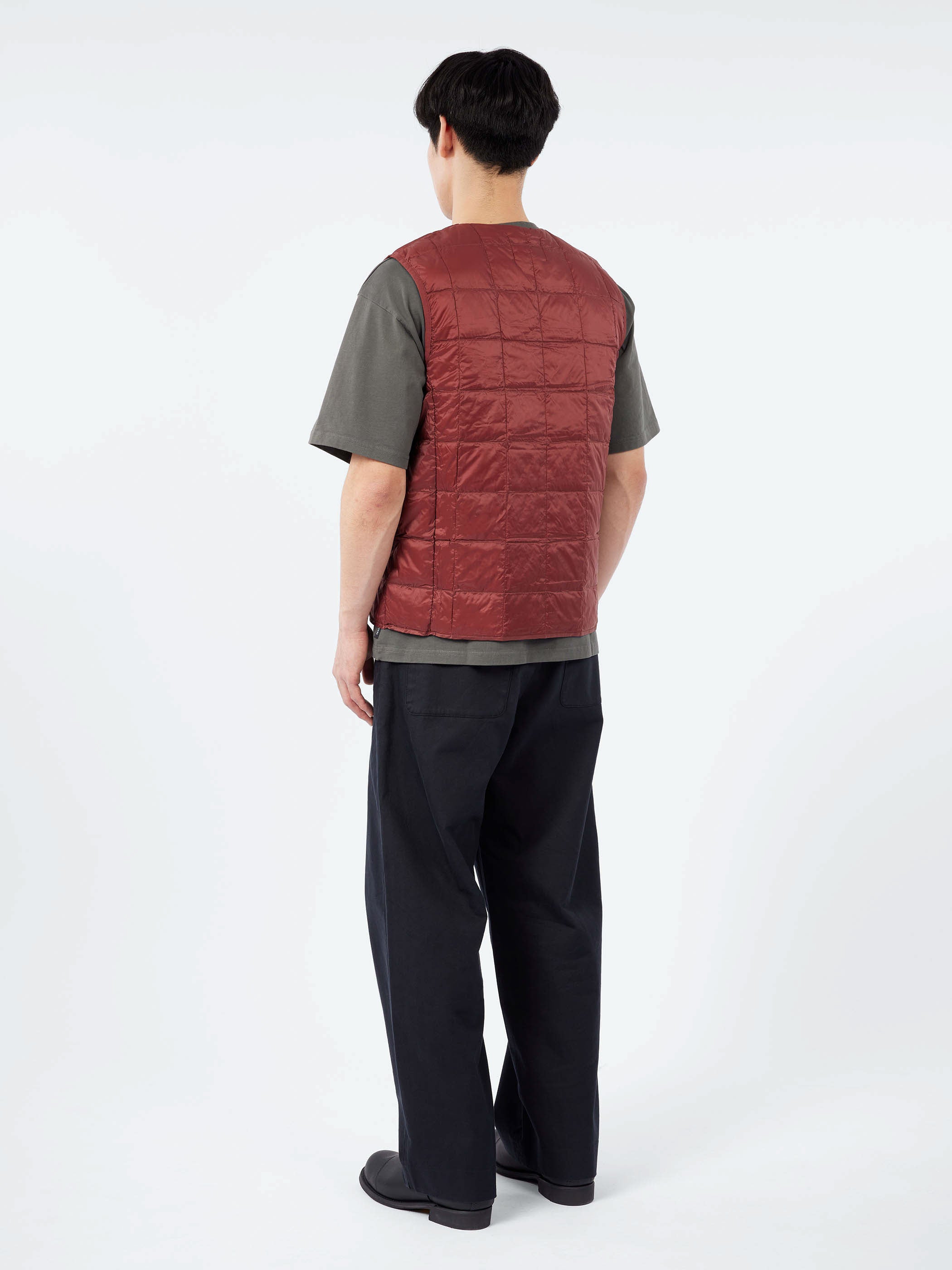 Military V-Neck Button Down Vest