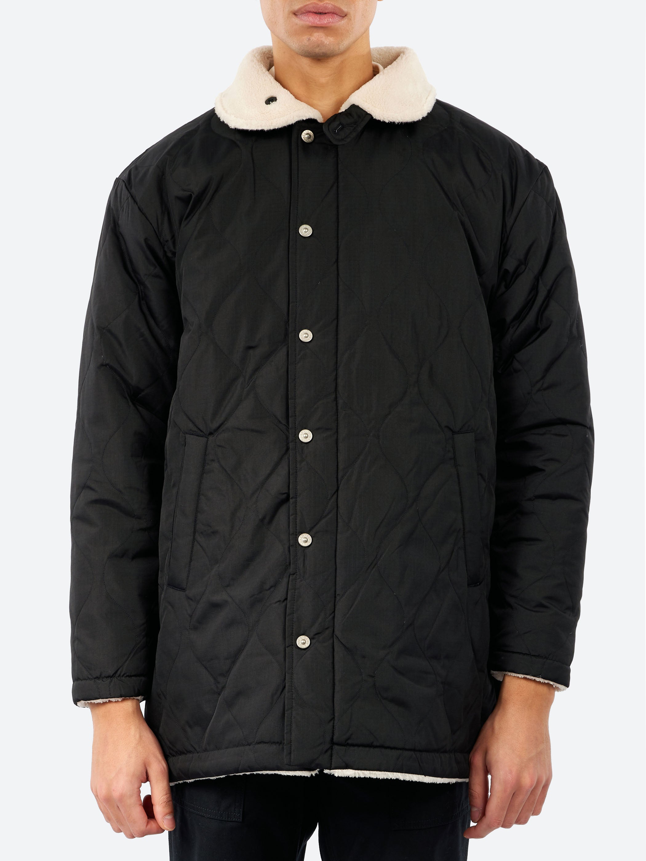 Military Reversible Down + Boa N-1 Type Jacket