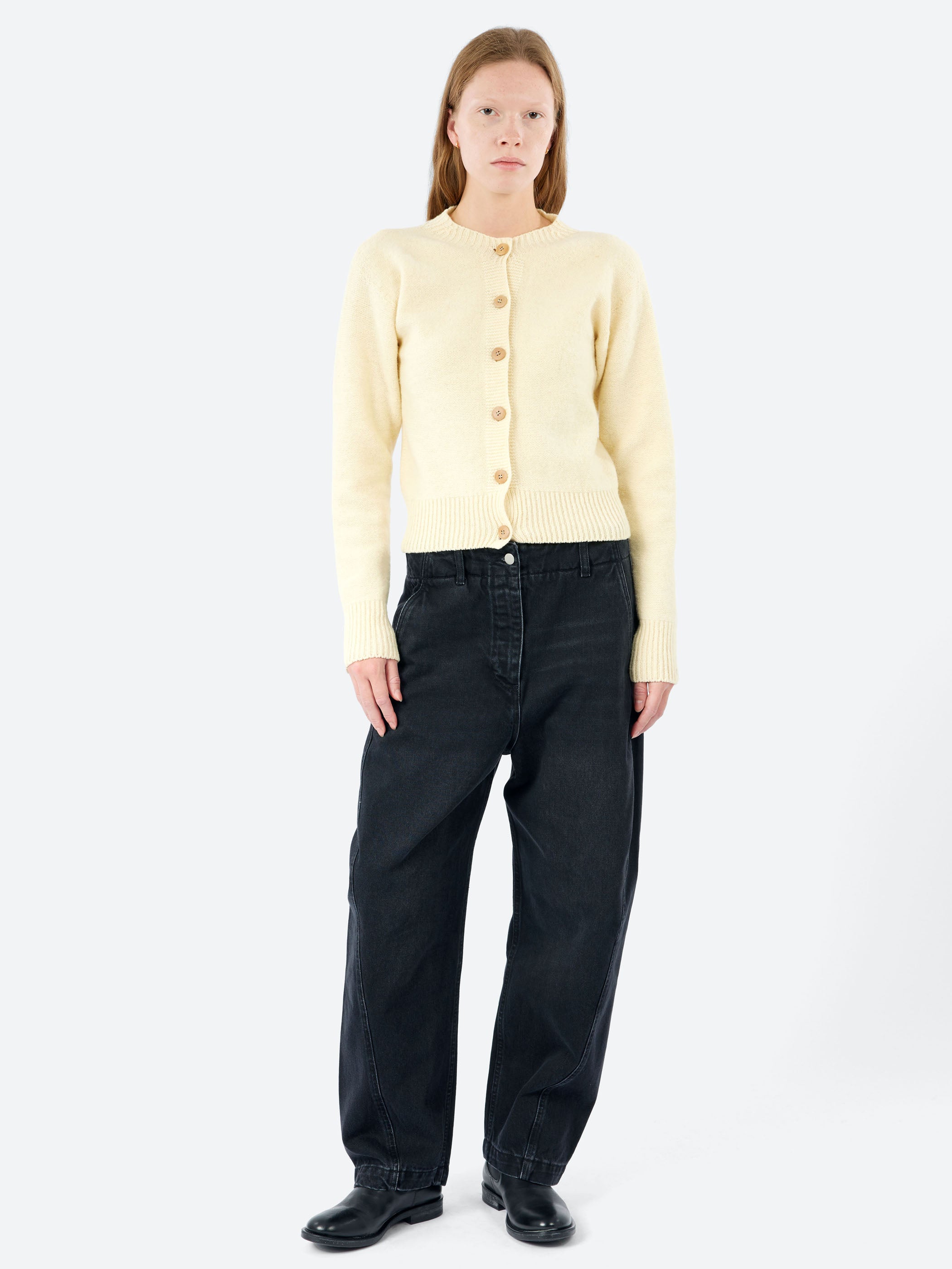 Studio Nicholson - Akerman Denim Pant in Washed Black – gravitypope