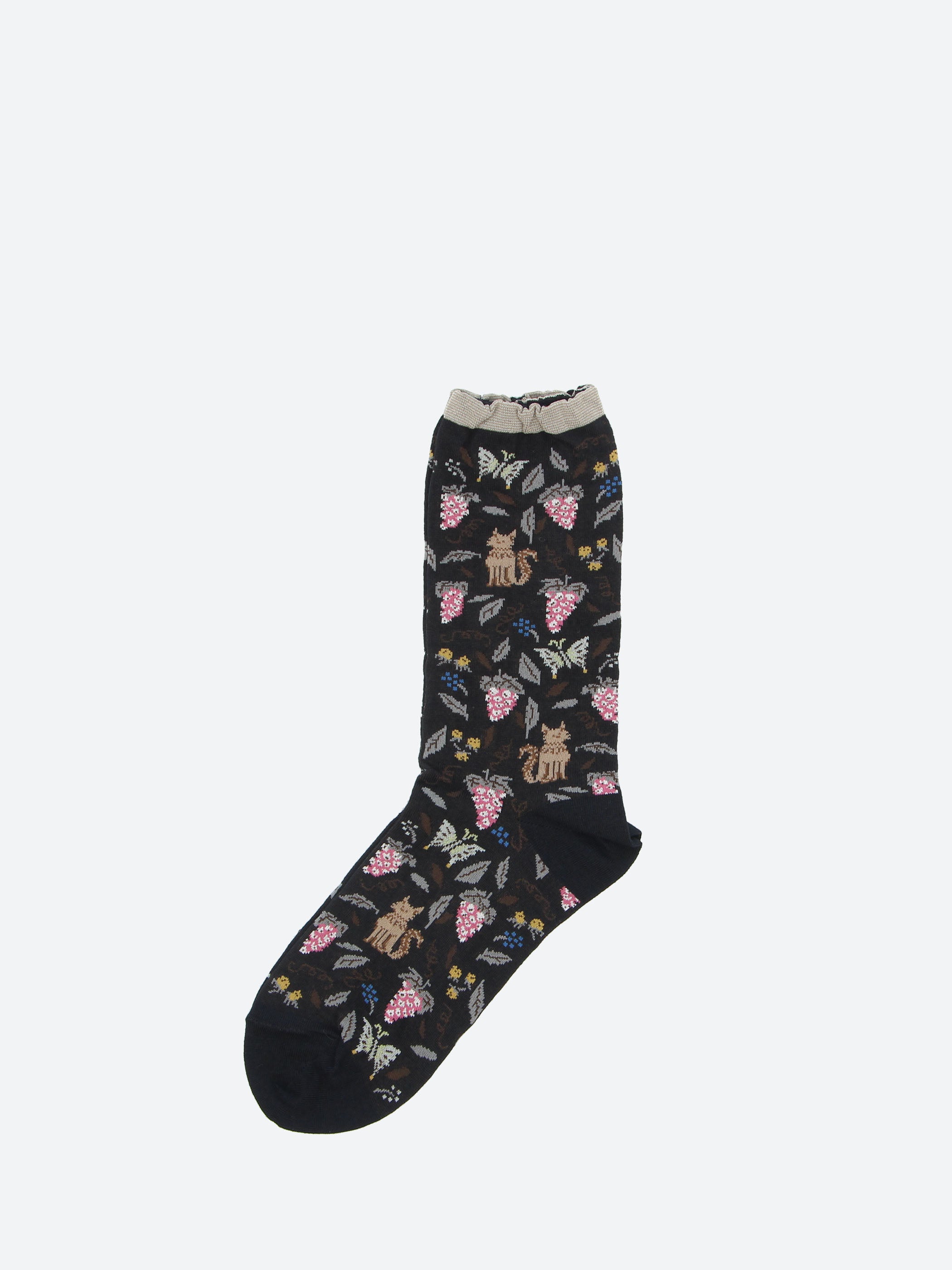 Garden Cat Sock