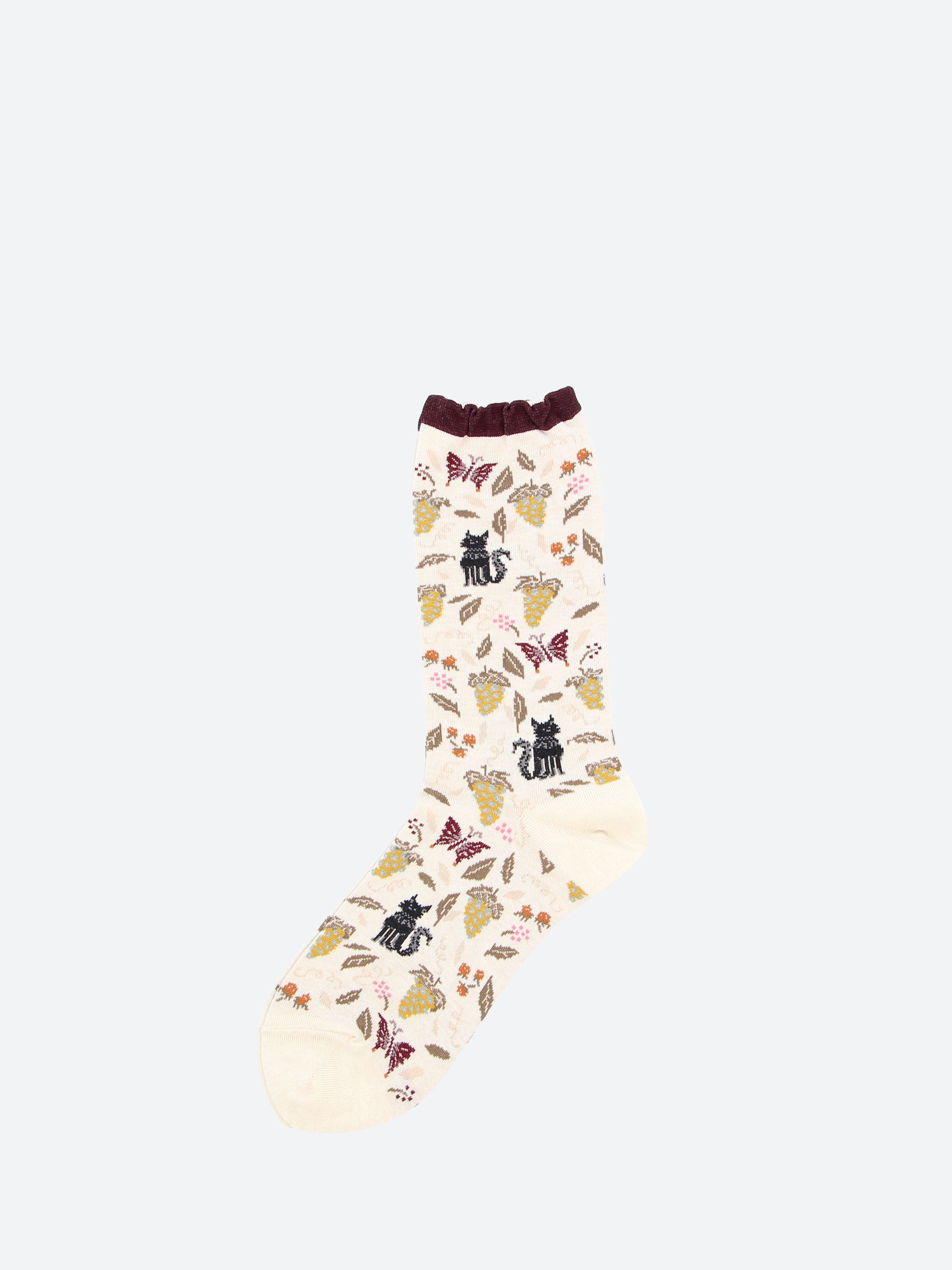 Garden Cat Sock