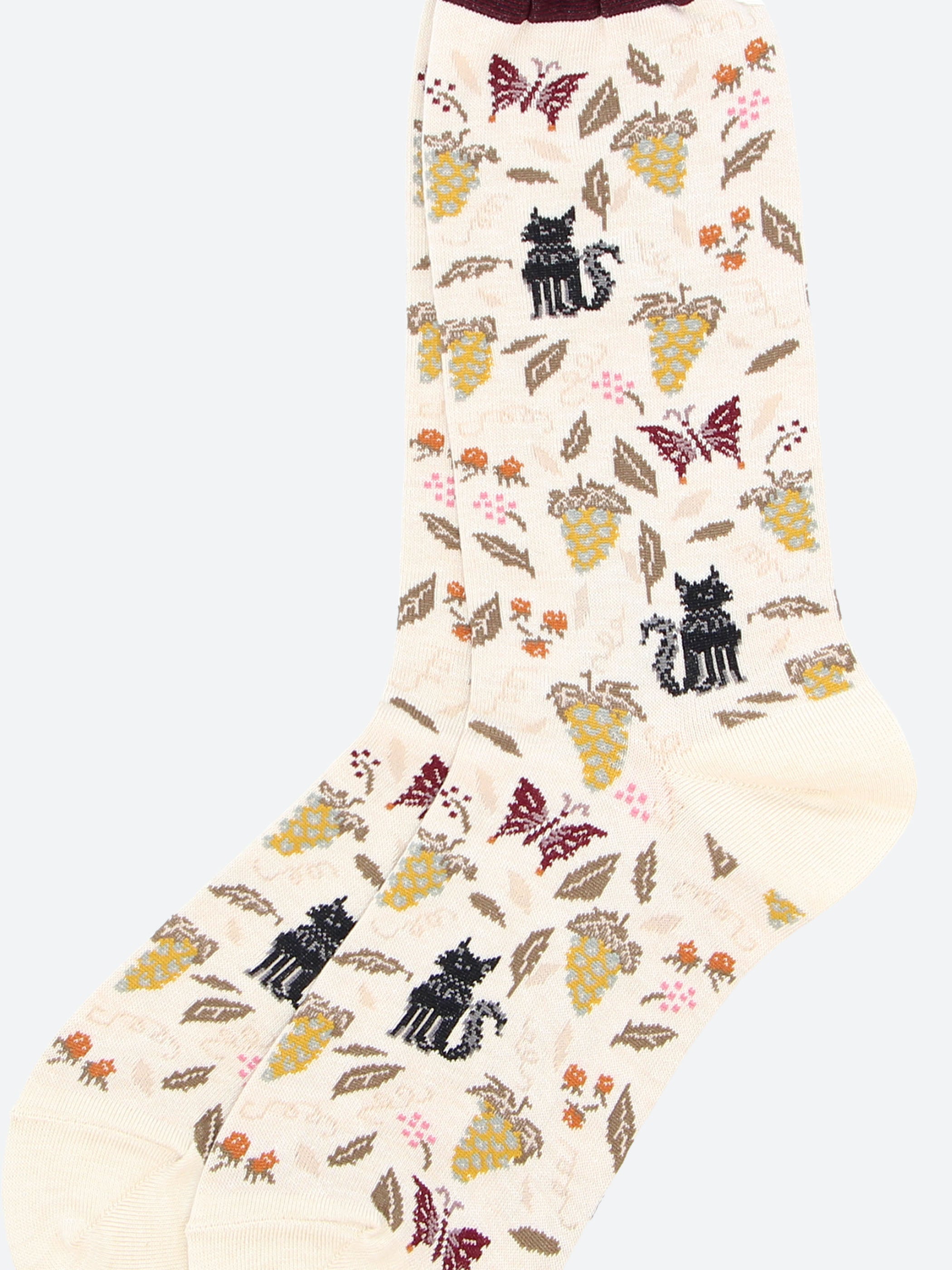 Garden Cat Sock