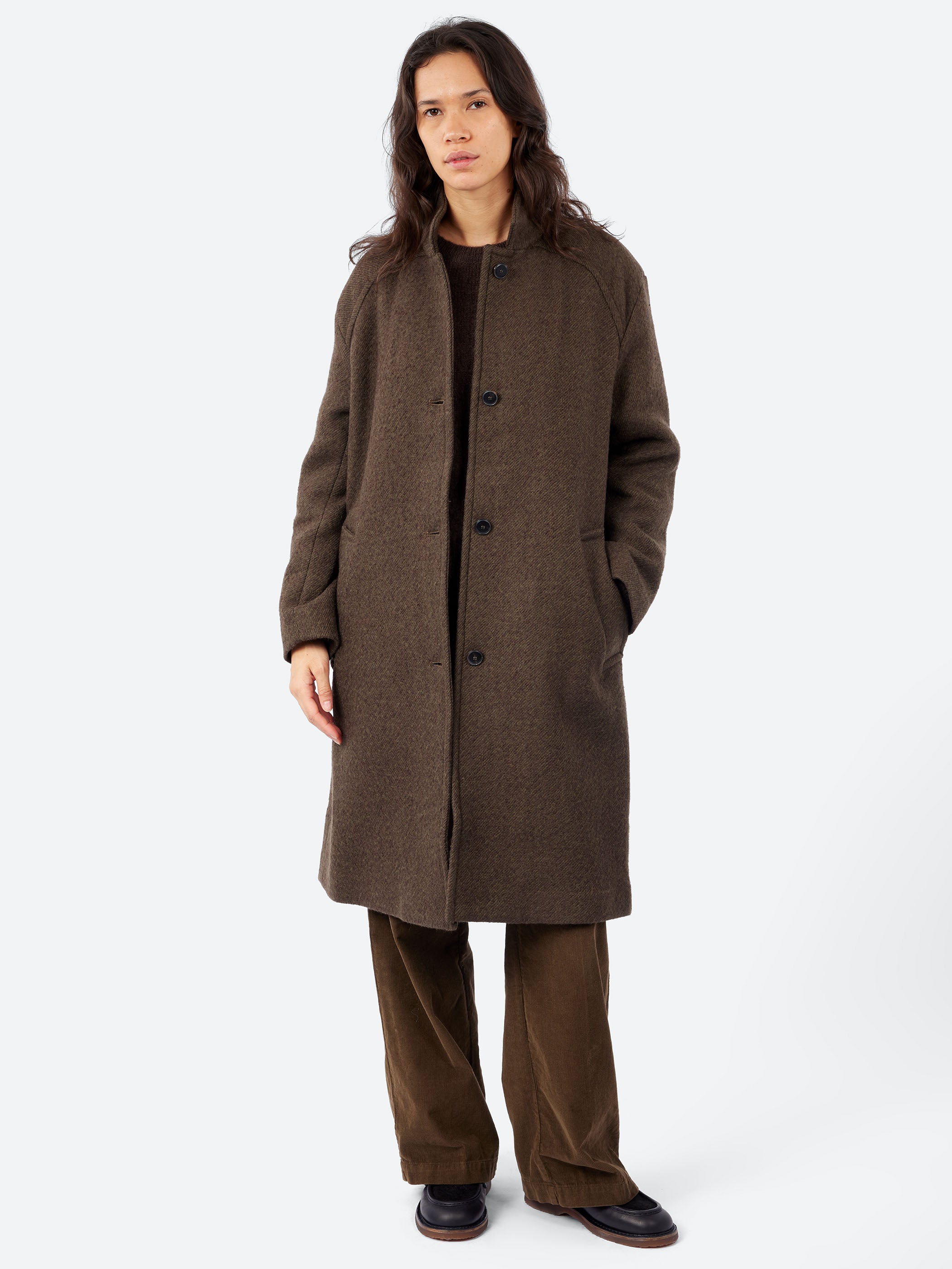Double Wool Cotton Coat