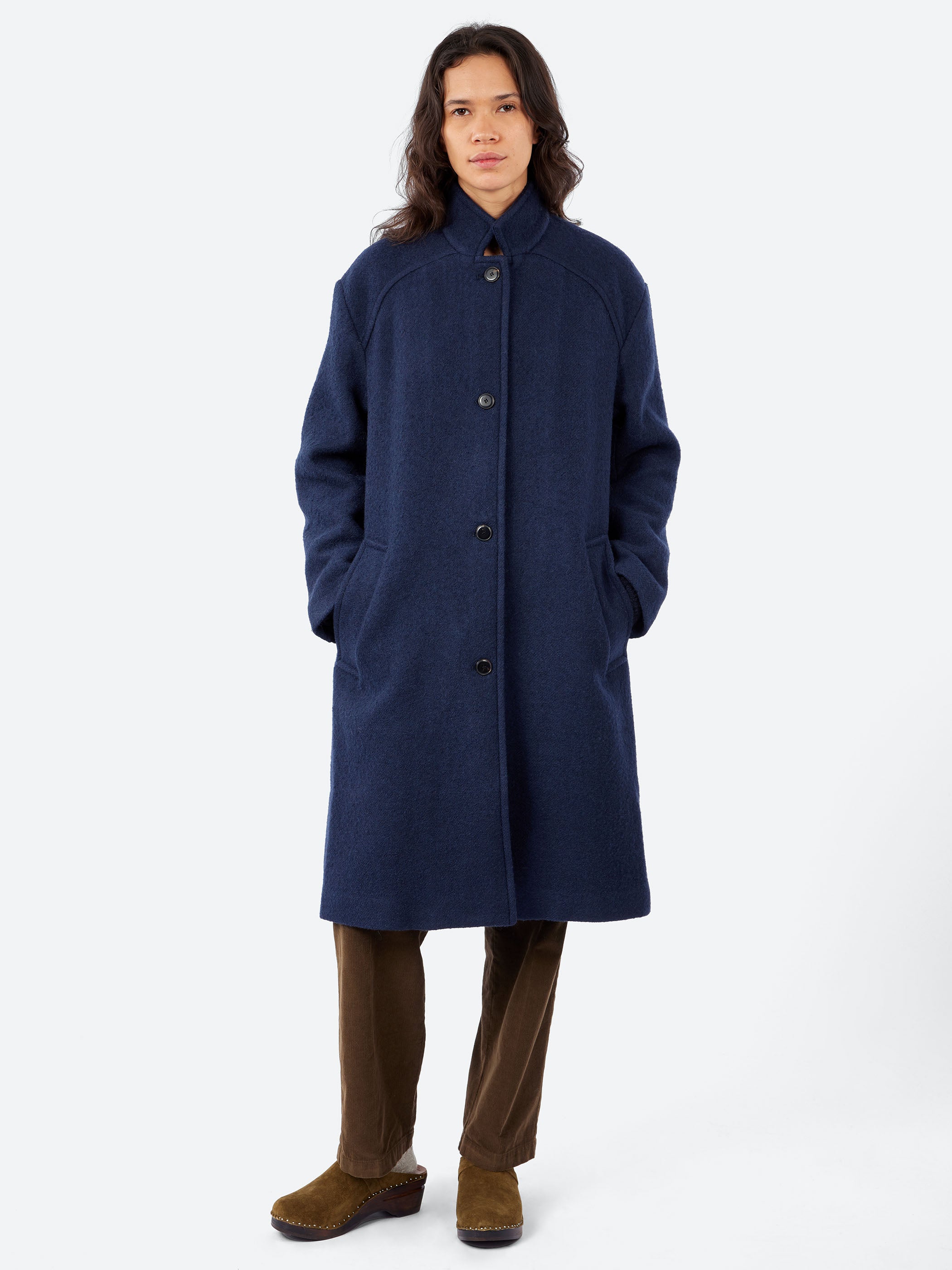 Double Wool Cotton Coat