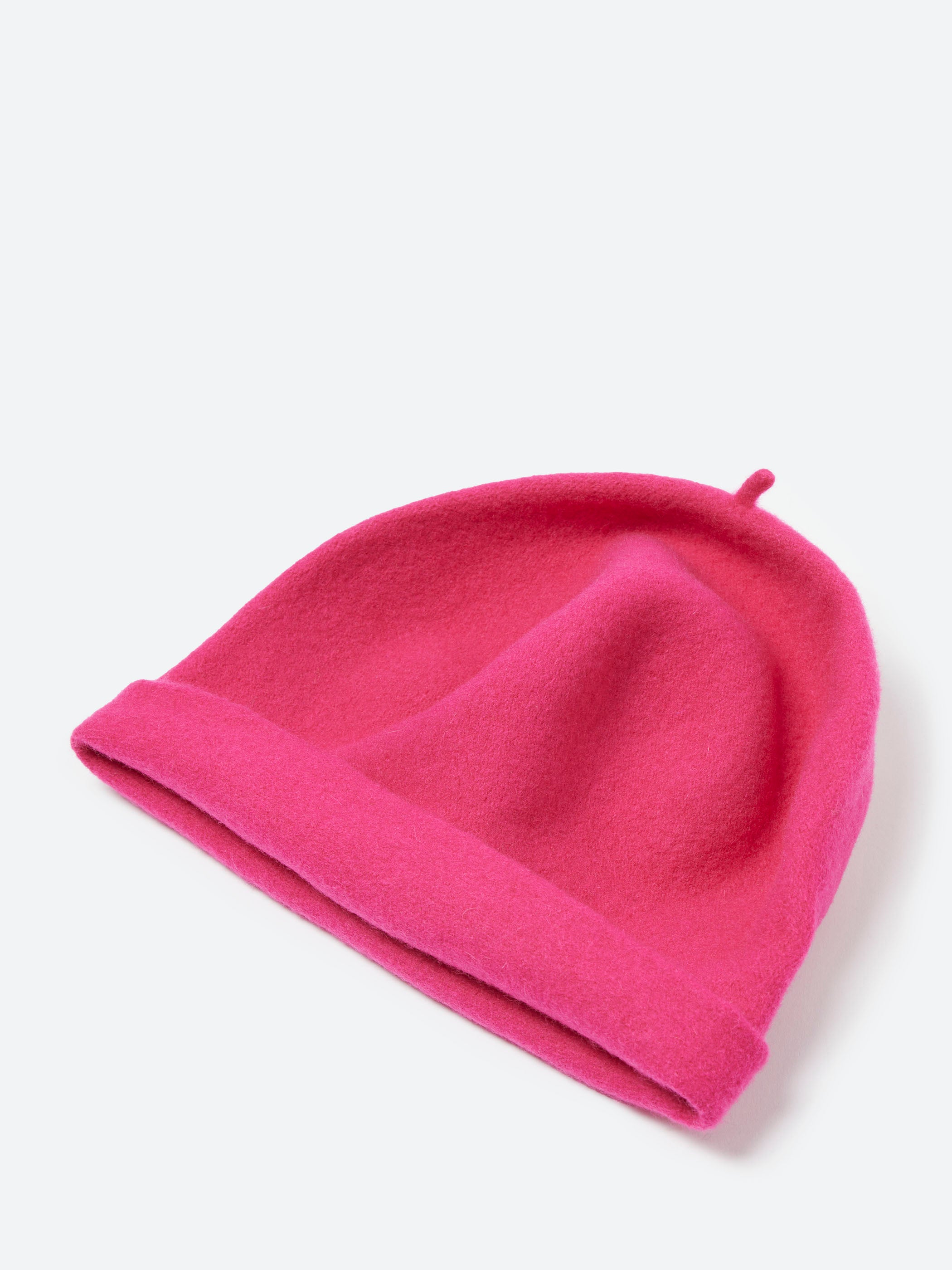 Wool Roll Up Beret