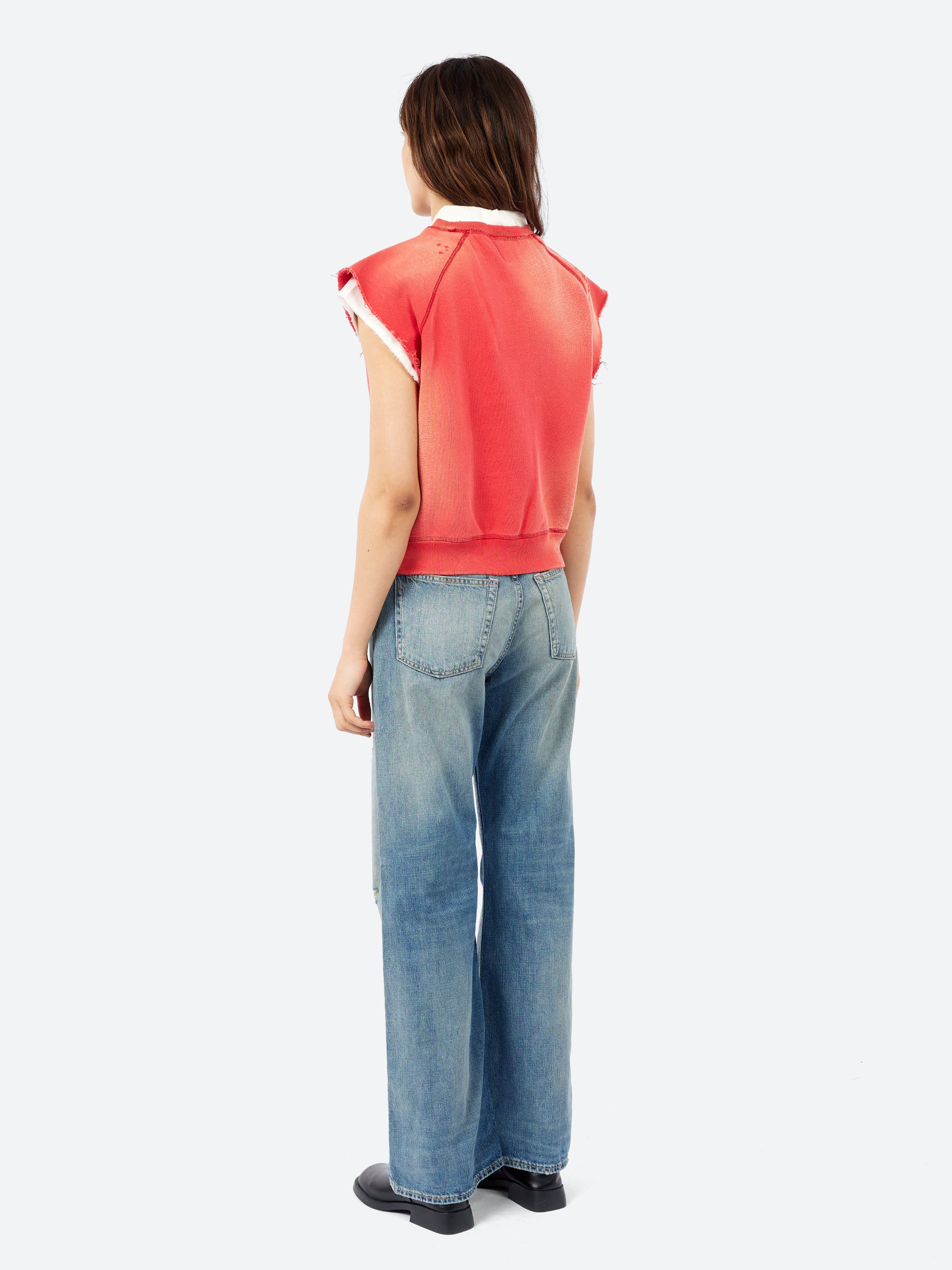 Layered Fleece Vest