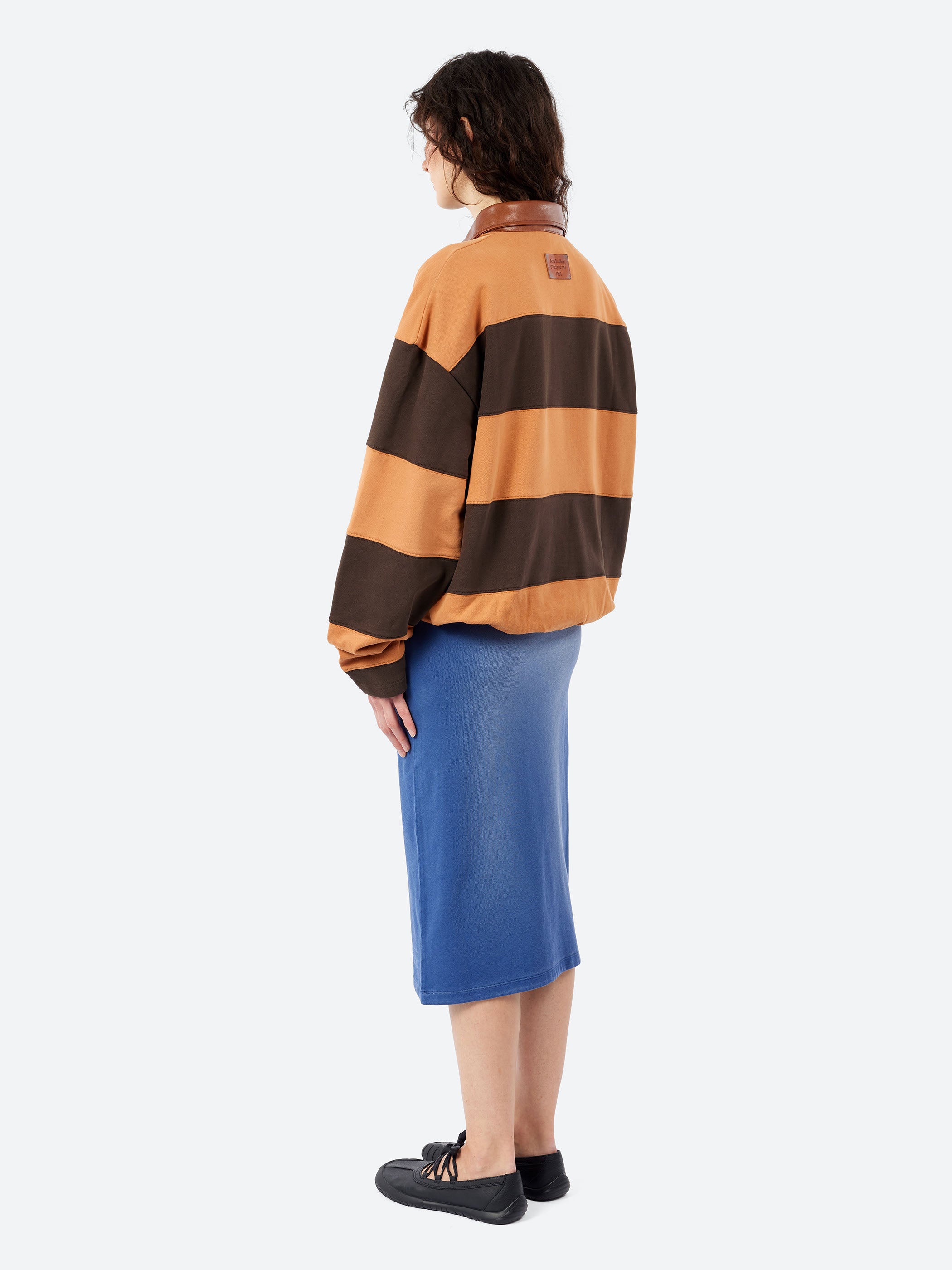 Striped Polo Sweater
