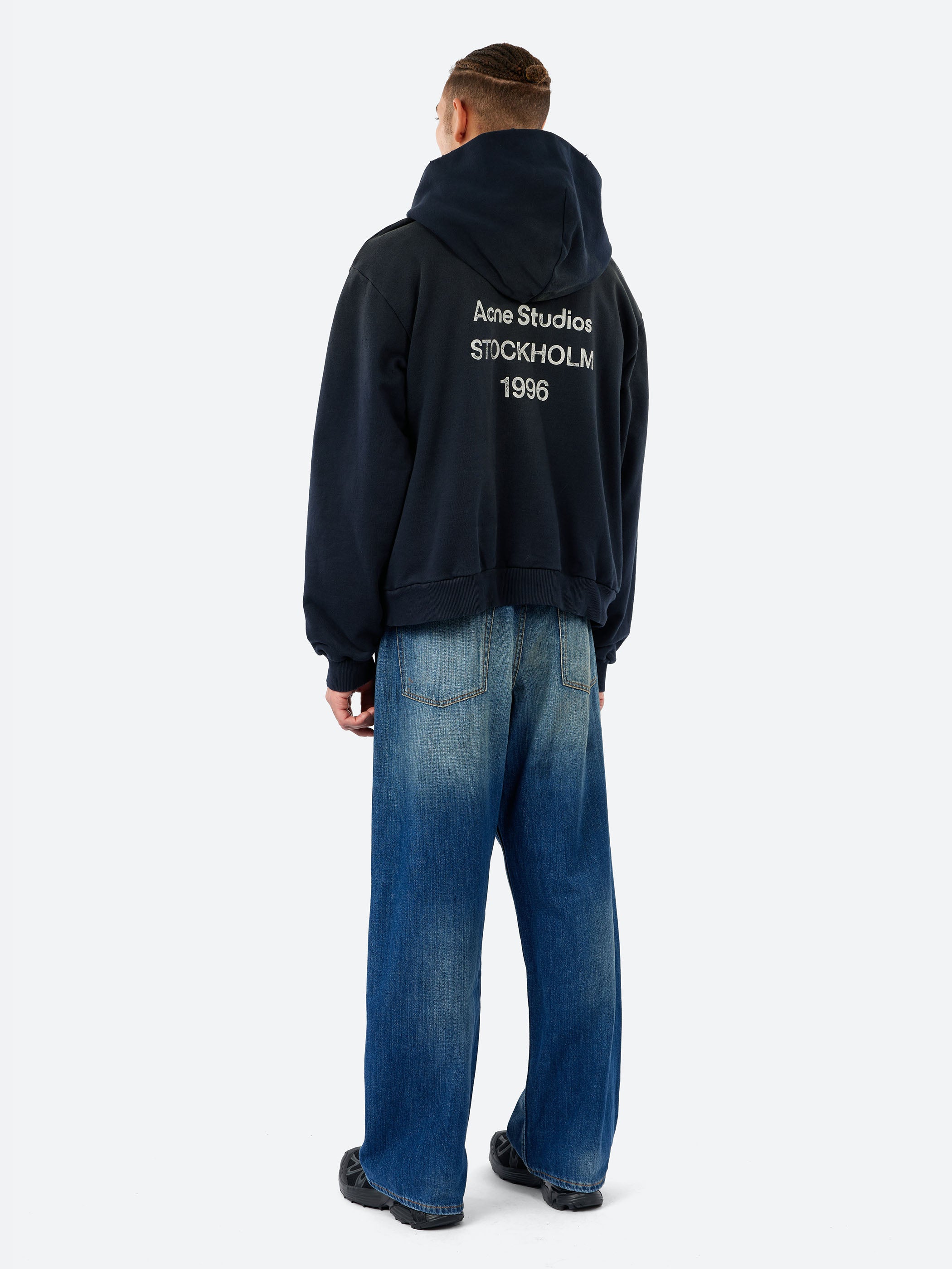 Acne Studios - Logo Hooded Sweater in Black – gravitypope