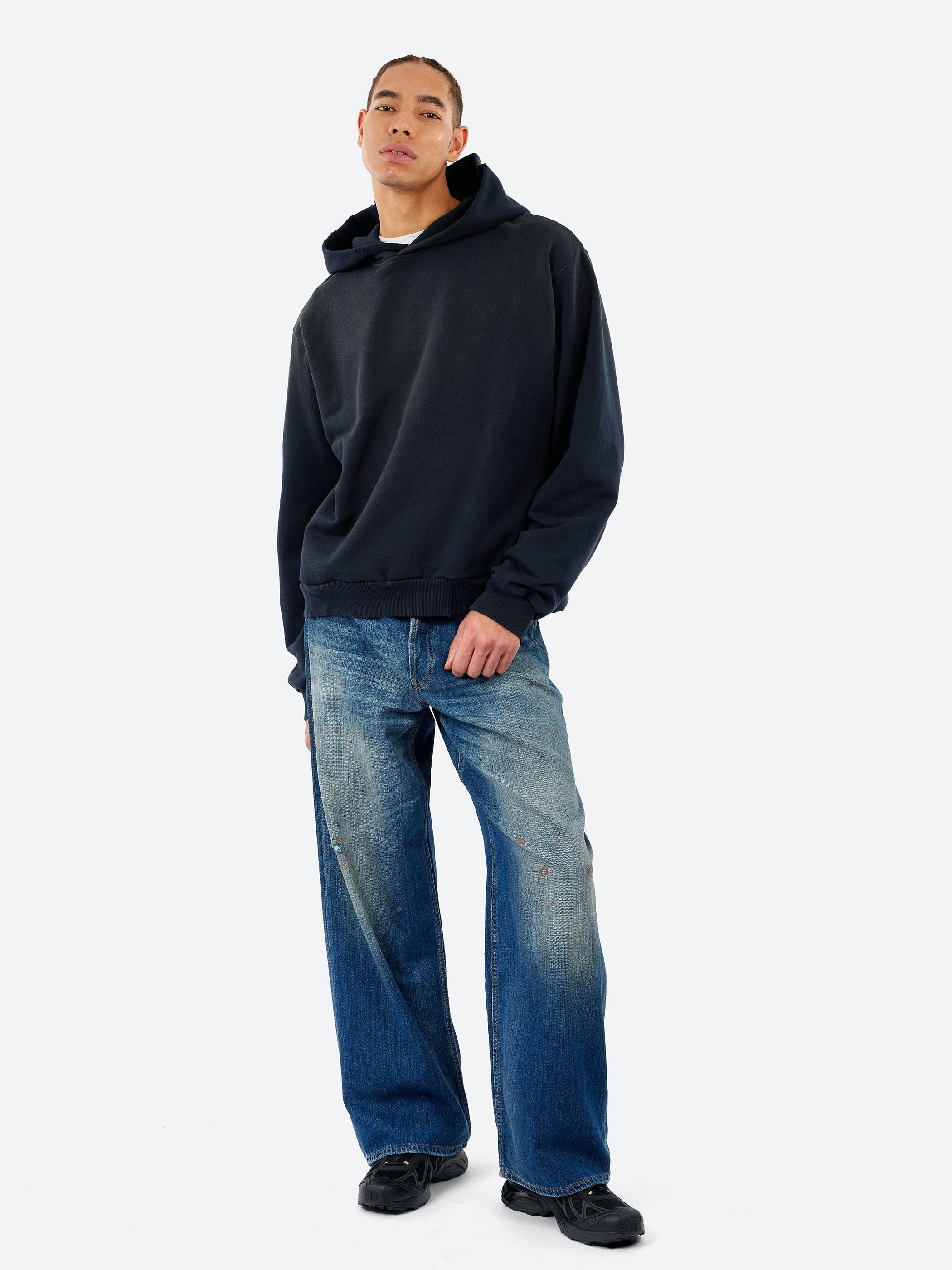 Acne Studios - Logo Hooded Sweater in Black – gravitypope