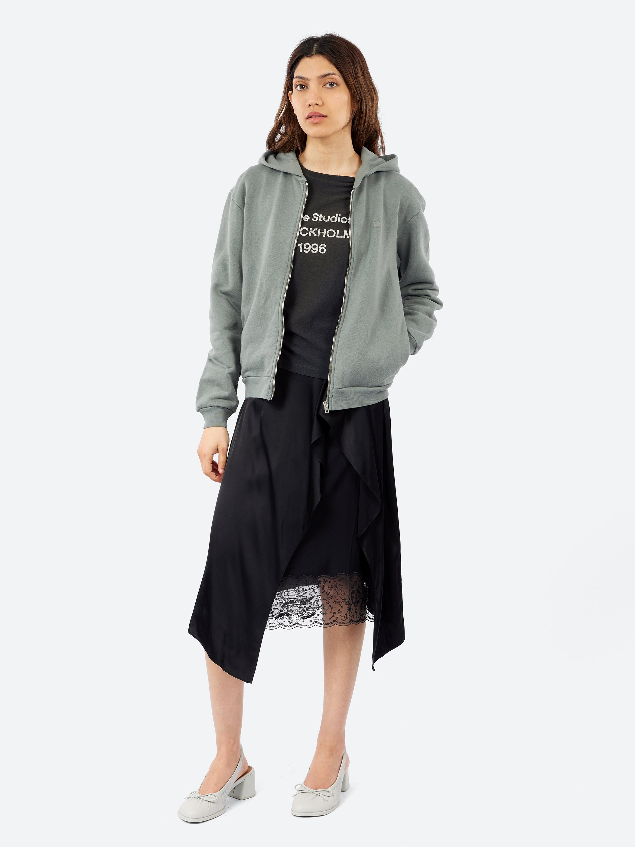 Hooded Zipper Sweater