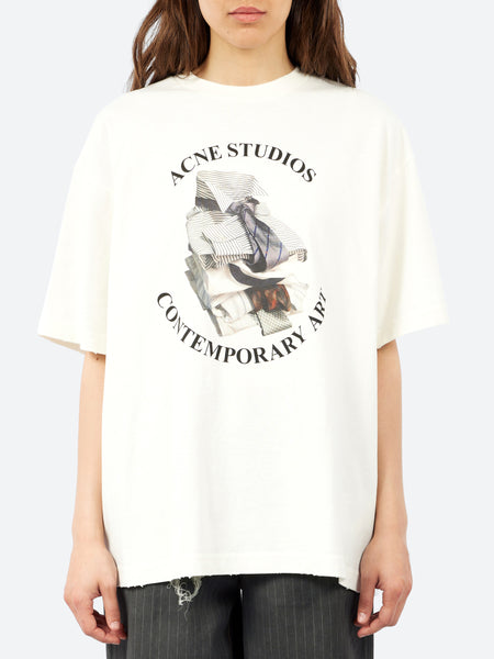 Acne Studios - Printed T-Shirt in Off White – gravitypope