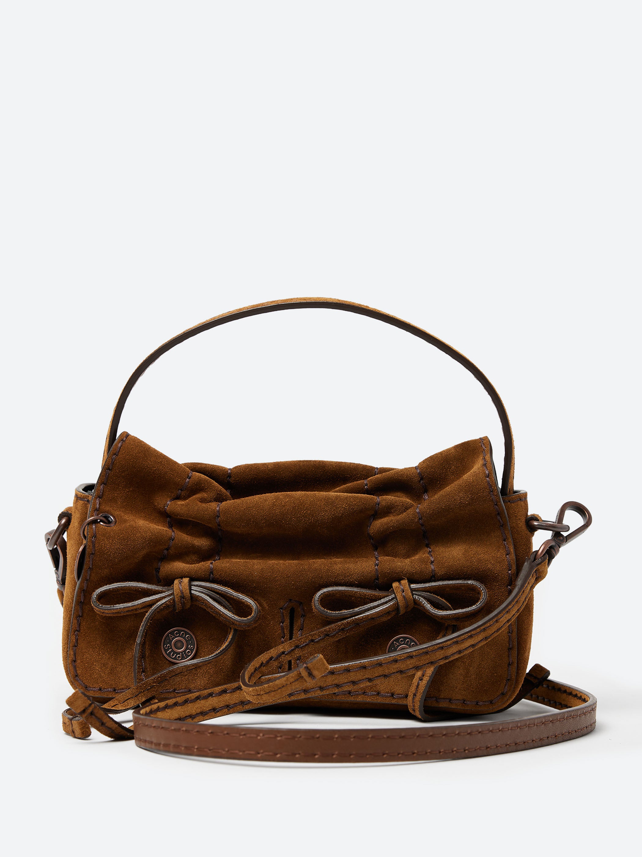 Multipocket Suede Micro Bag