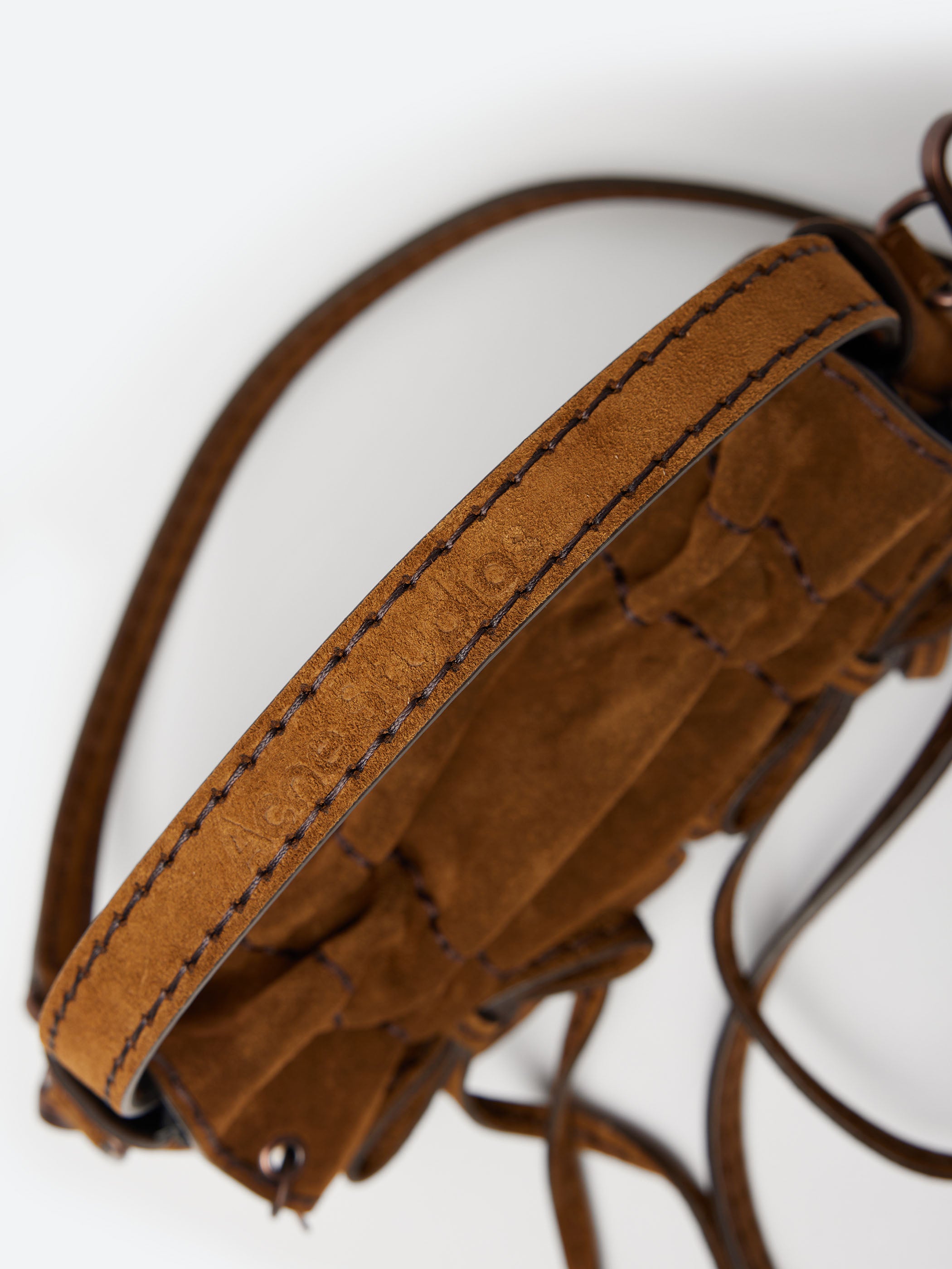 Multipocket Suede Micro Bag