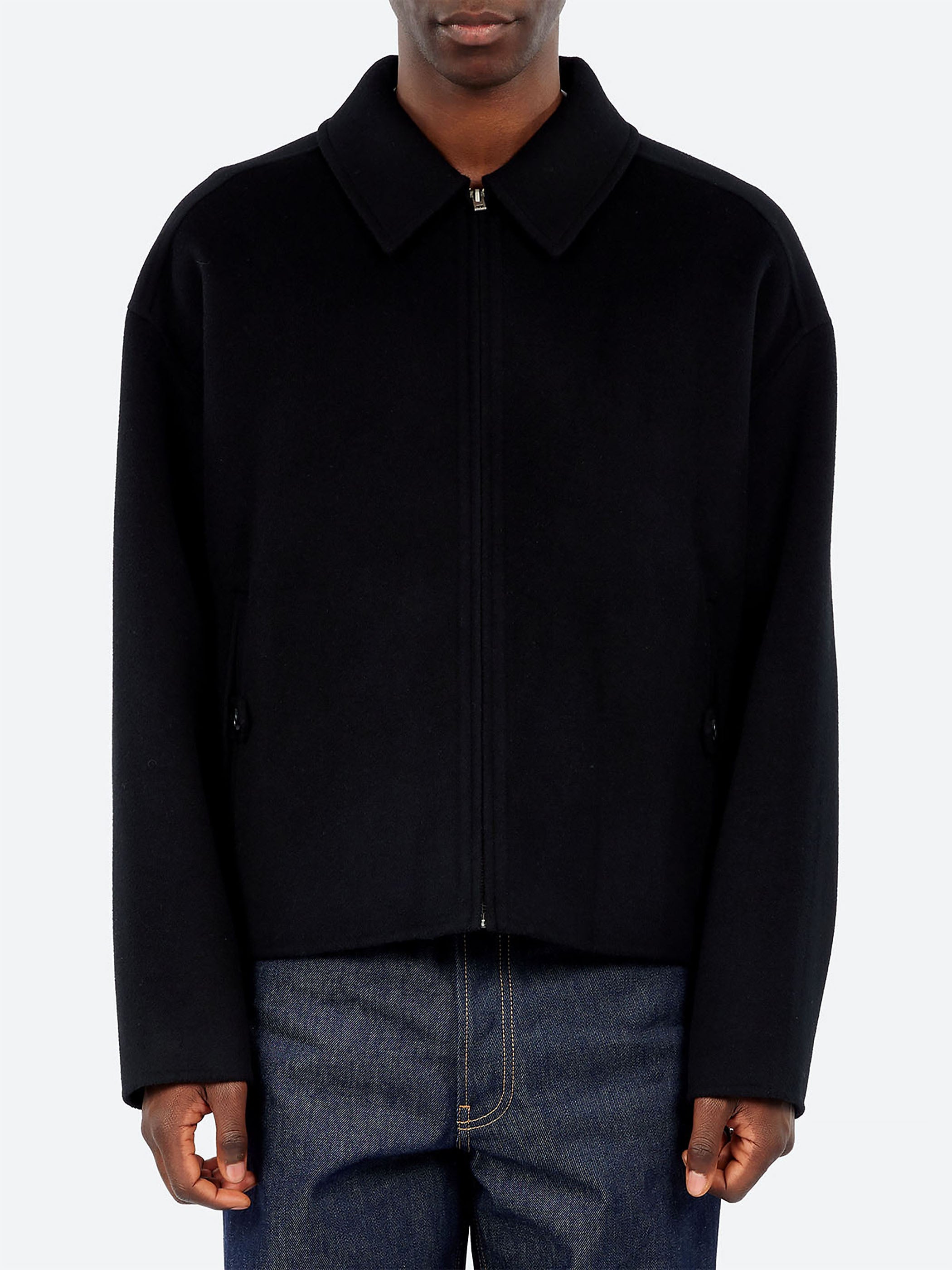 Acne Studios - Doveo Wool Cashmere Double Jacket in Black