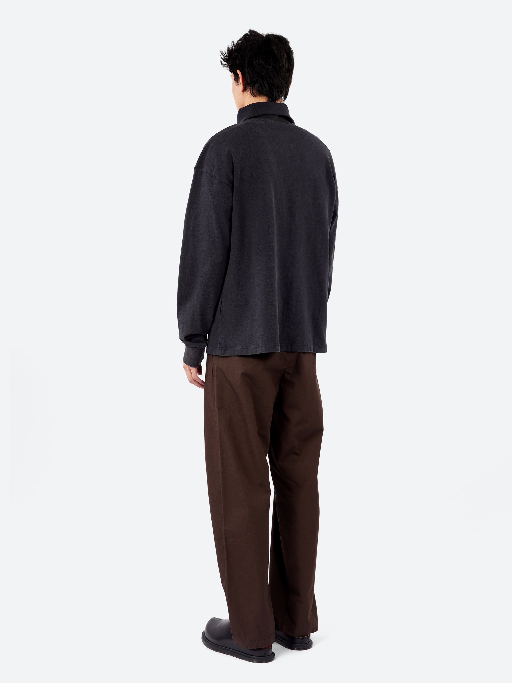 Acne Studios - Half-Zip Logo Sweatshirt in Black – gravitypope