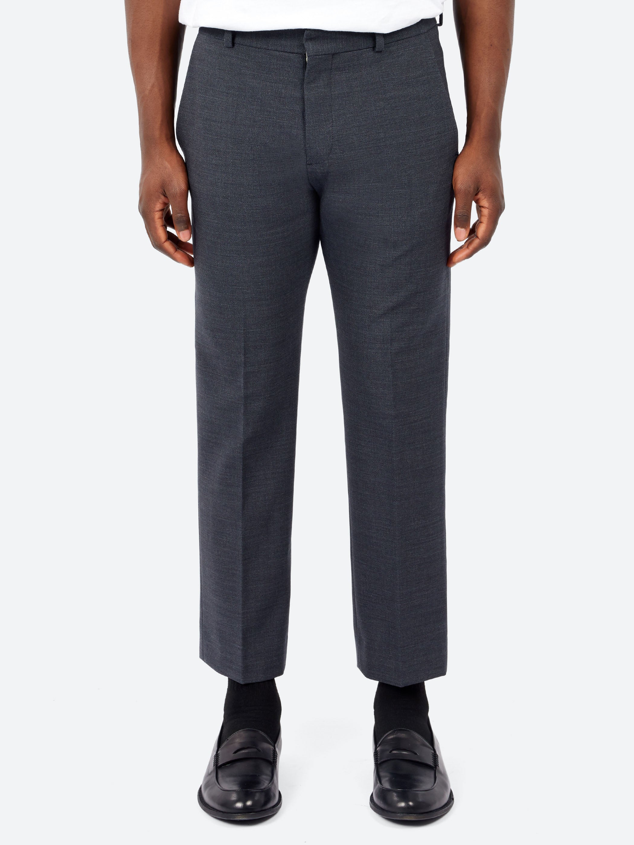 Acne Studios - Prava Stretch Wool Trousers in Slate Grey – gravitypope