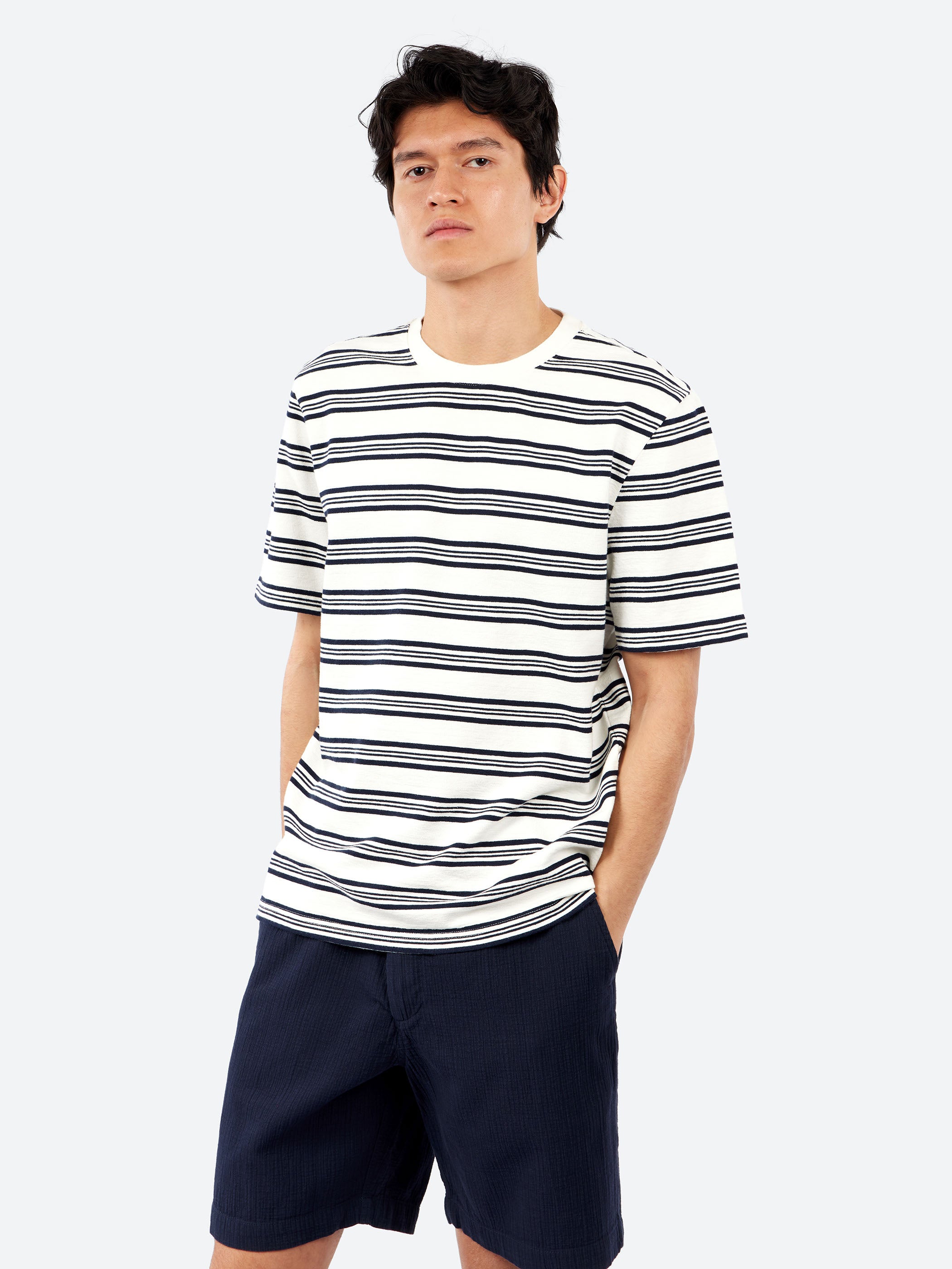 Dean Textured Stripe T-Shirt
