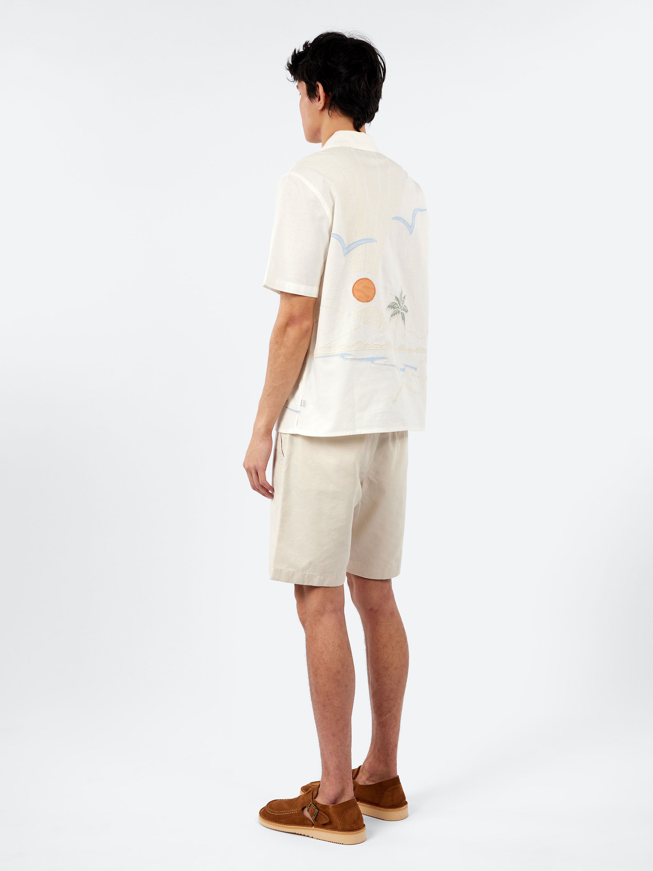 Didcot Summer Applique Short Sleeve Shirt