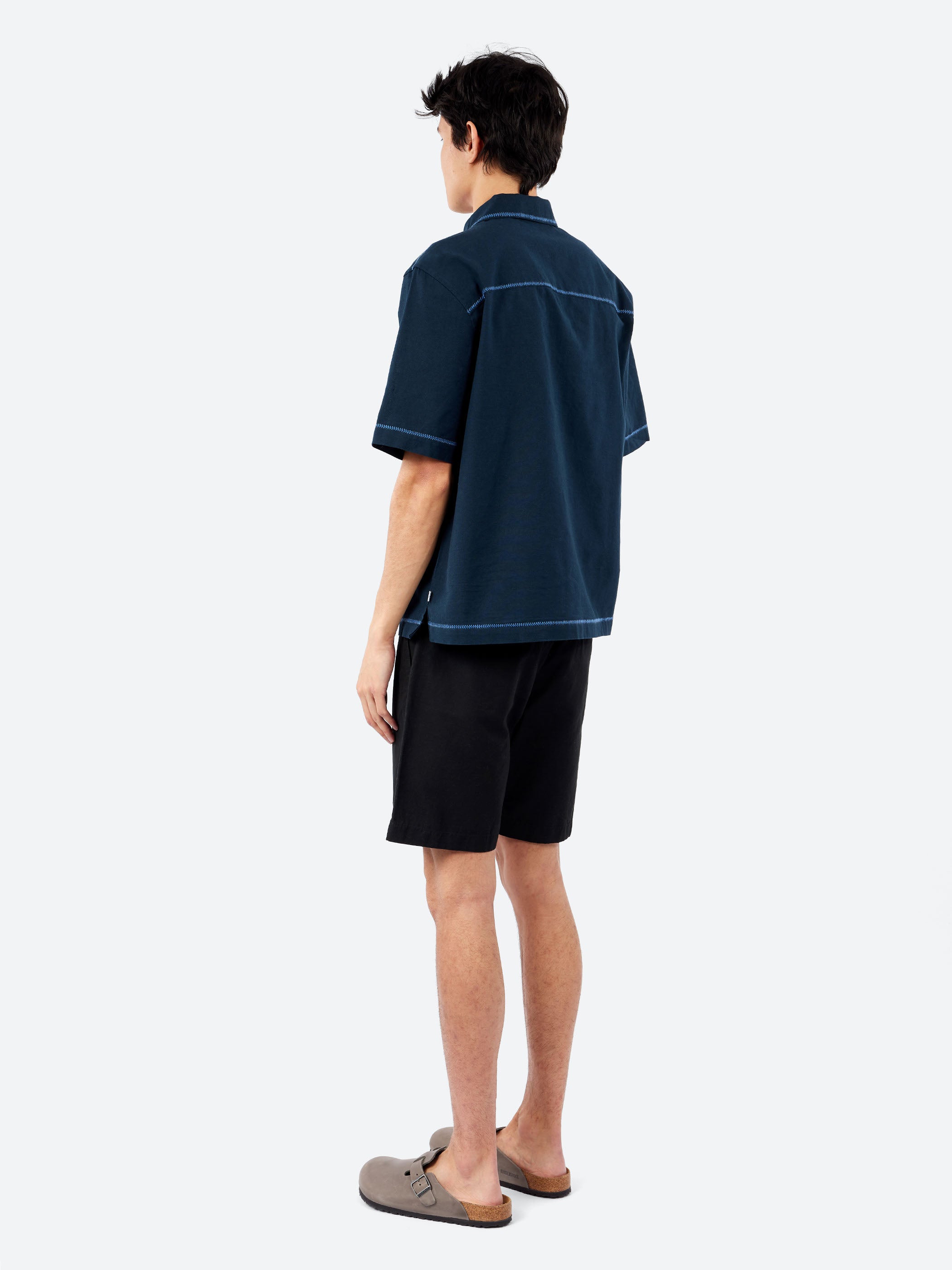 Keats Embroidered Short-Sleeve Shirt