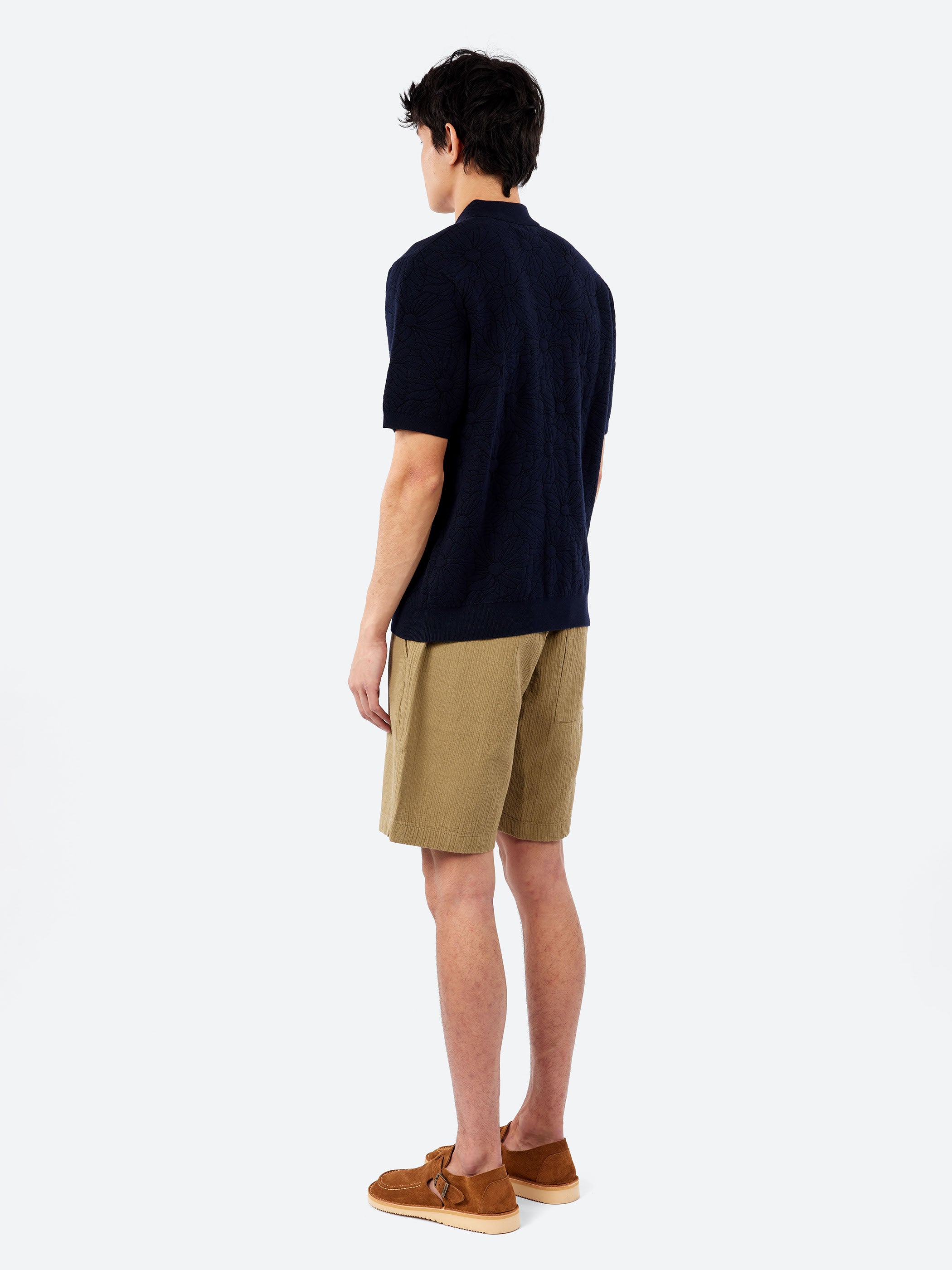 Tellaro Flower Jacquard Shirt
