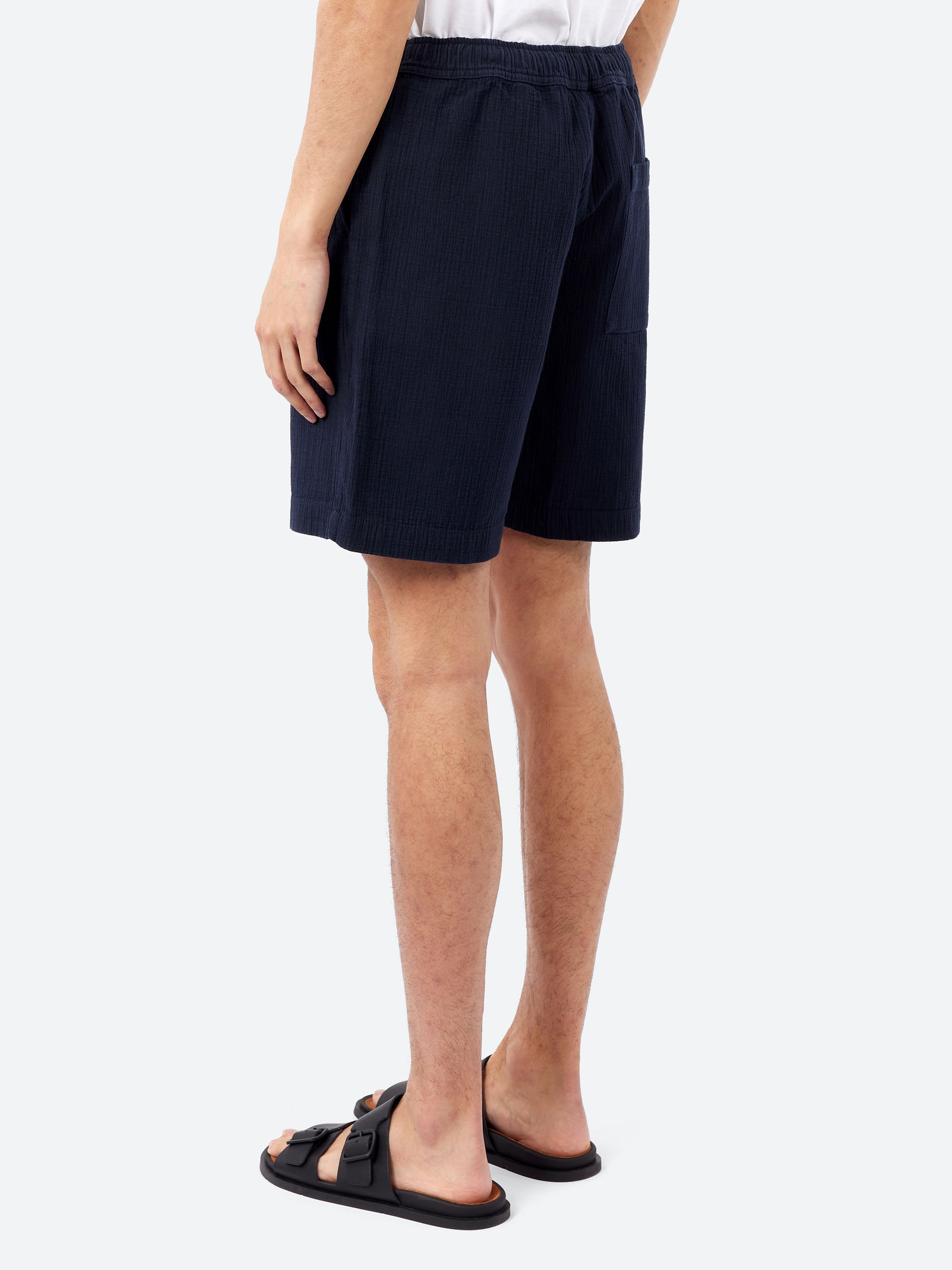 Kurt Crinkle Cotton Linen Shorts