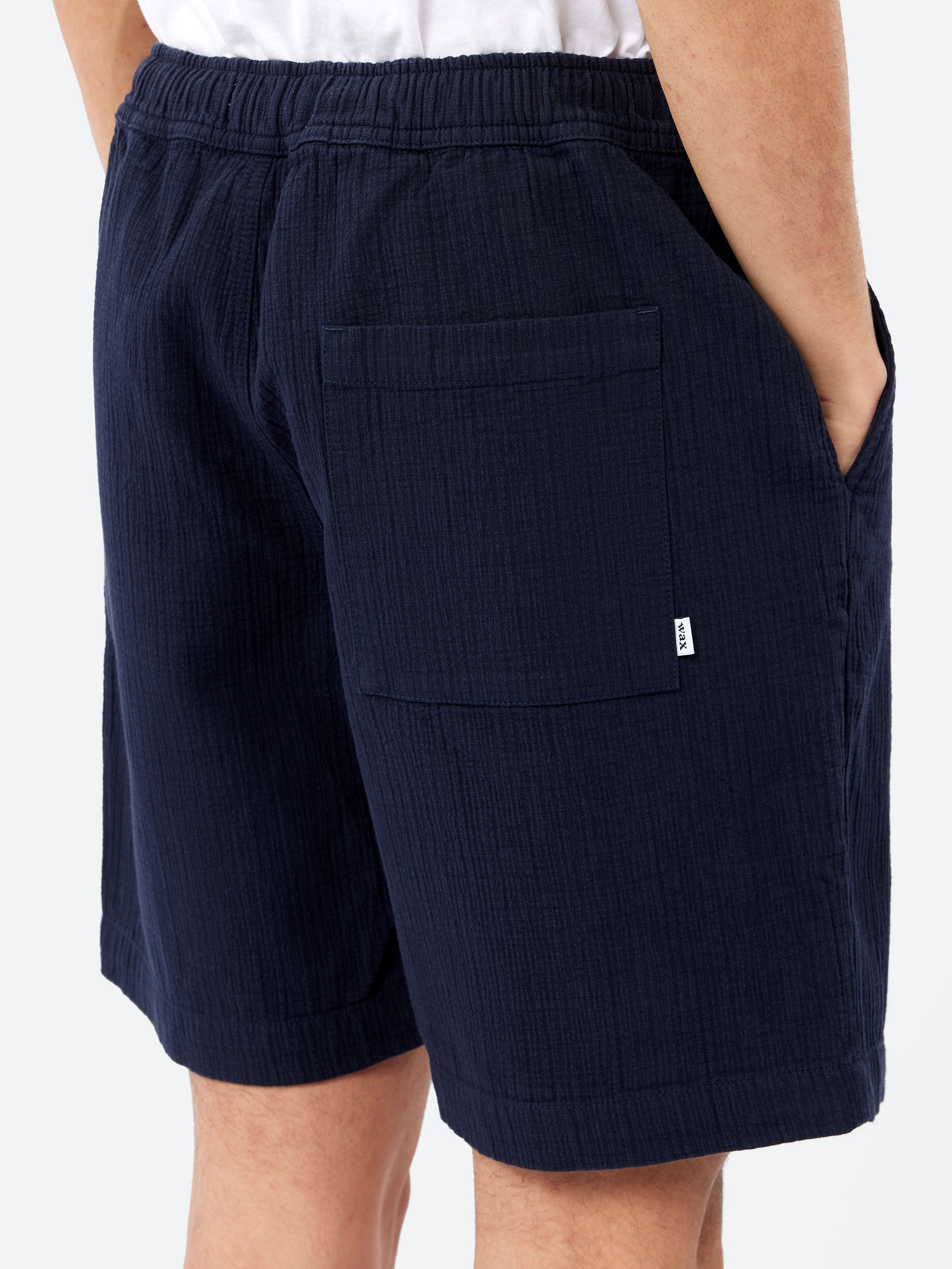 Kurt Crinkle Cotton Linen Shorts