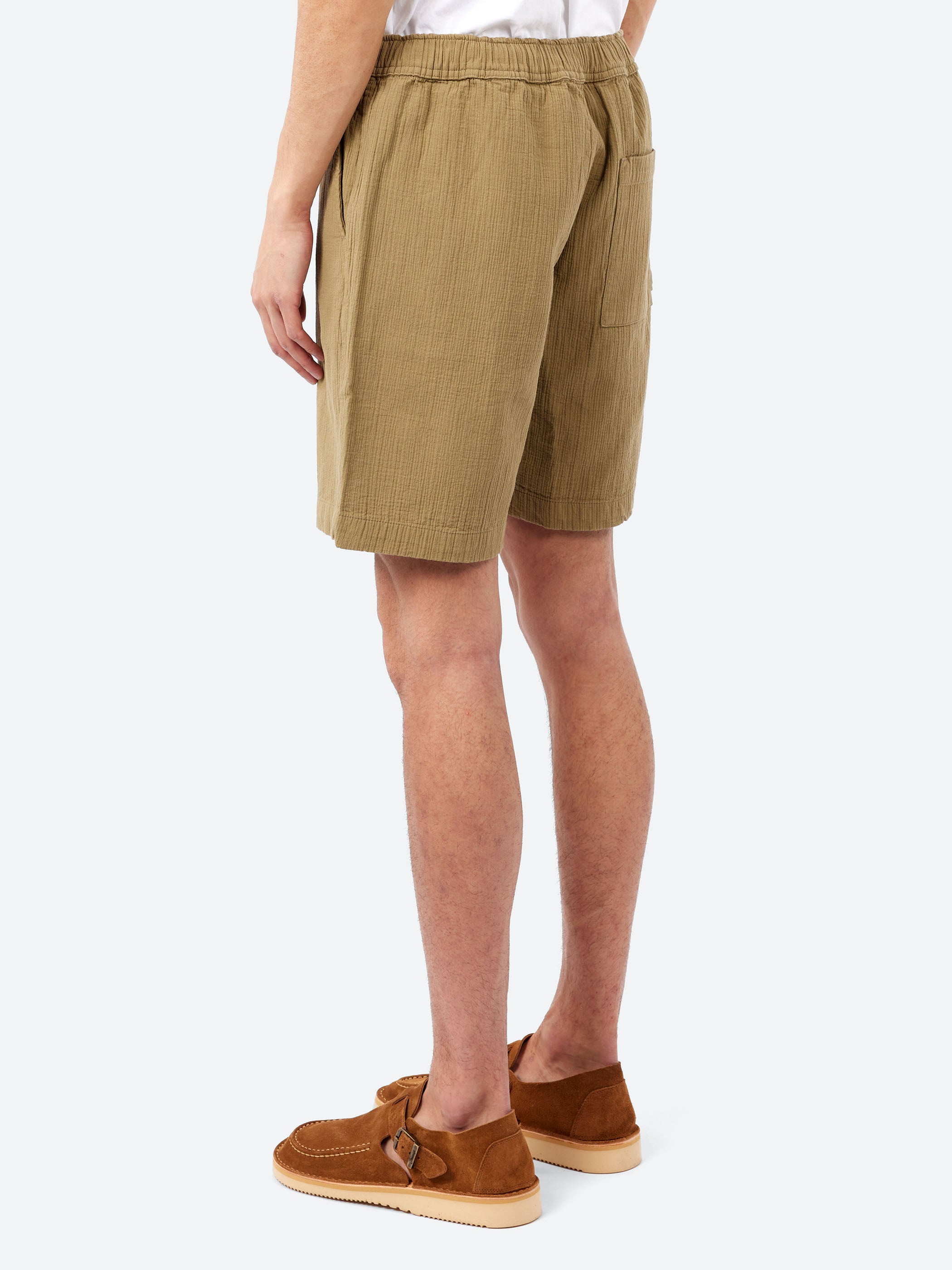 Kurt Crinkle Cotton Linen Shorts