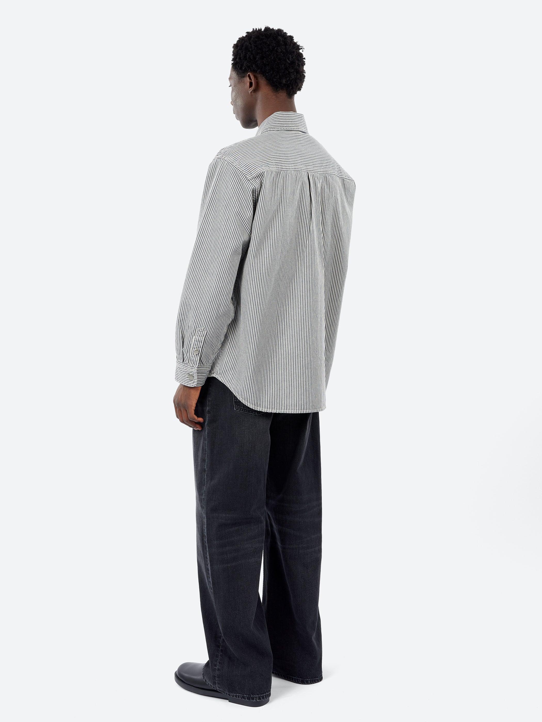 Mercer Stripe Shirt Jacket