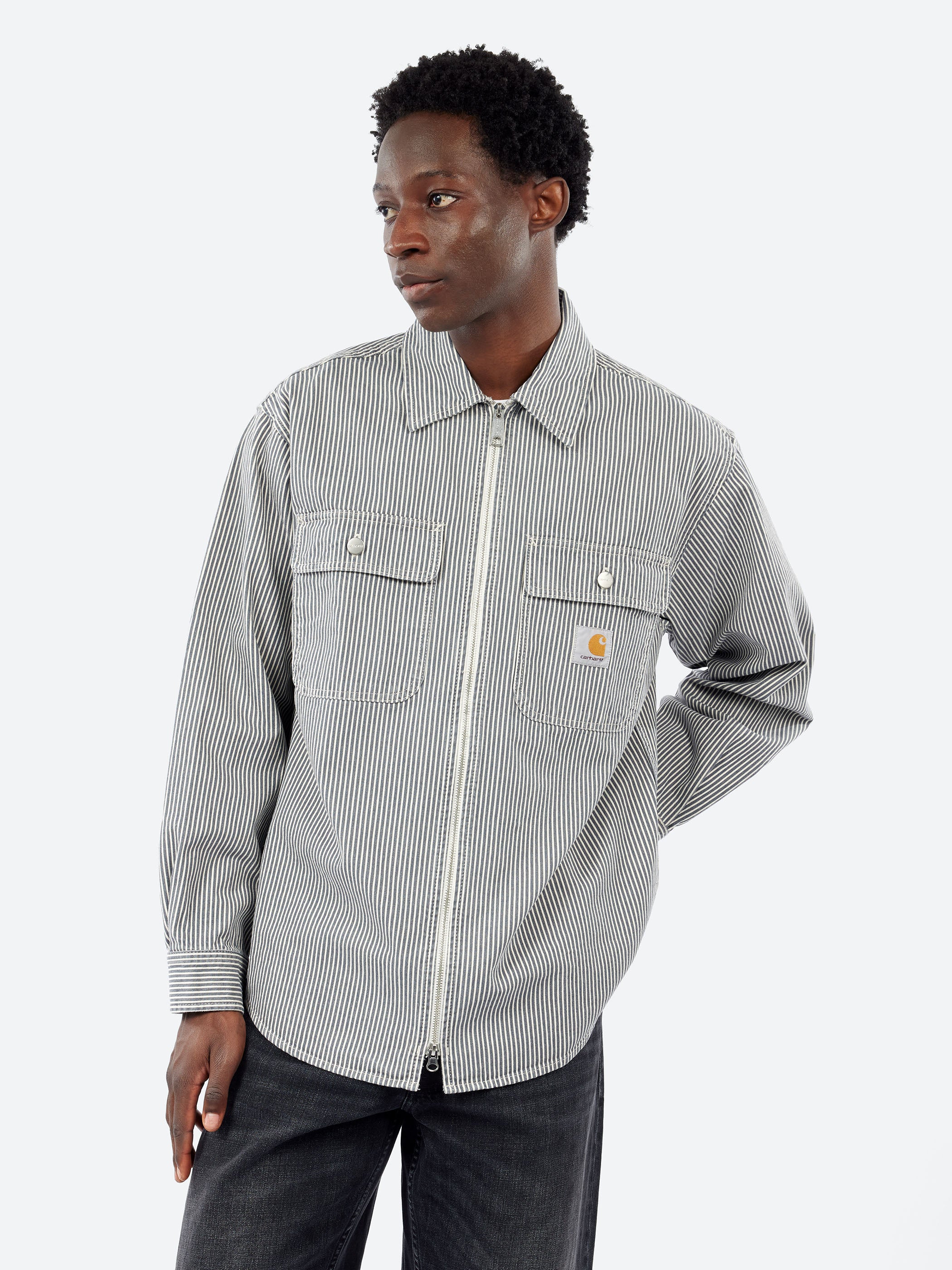 Mercer Stripe Shirt Jacket