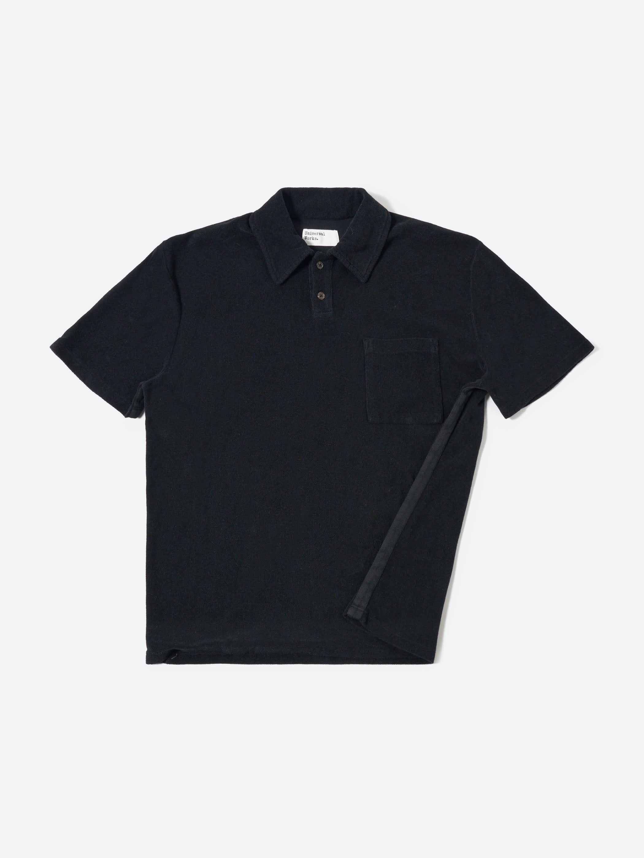 トップス wrapinknot wool POLO-SHIRT / BLACK トップス wrapinknot wool POLO-SHIRT / BLACK トップス wrapinknot