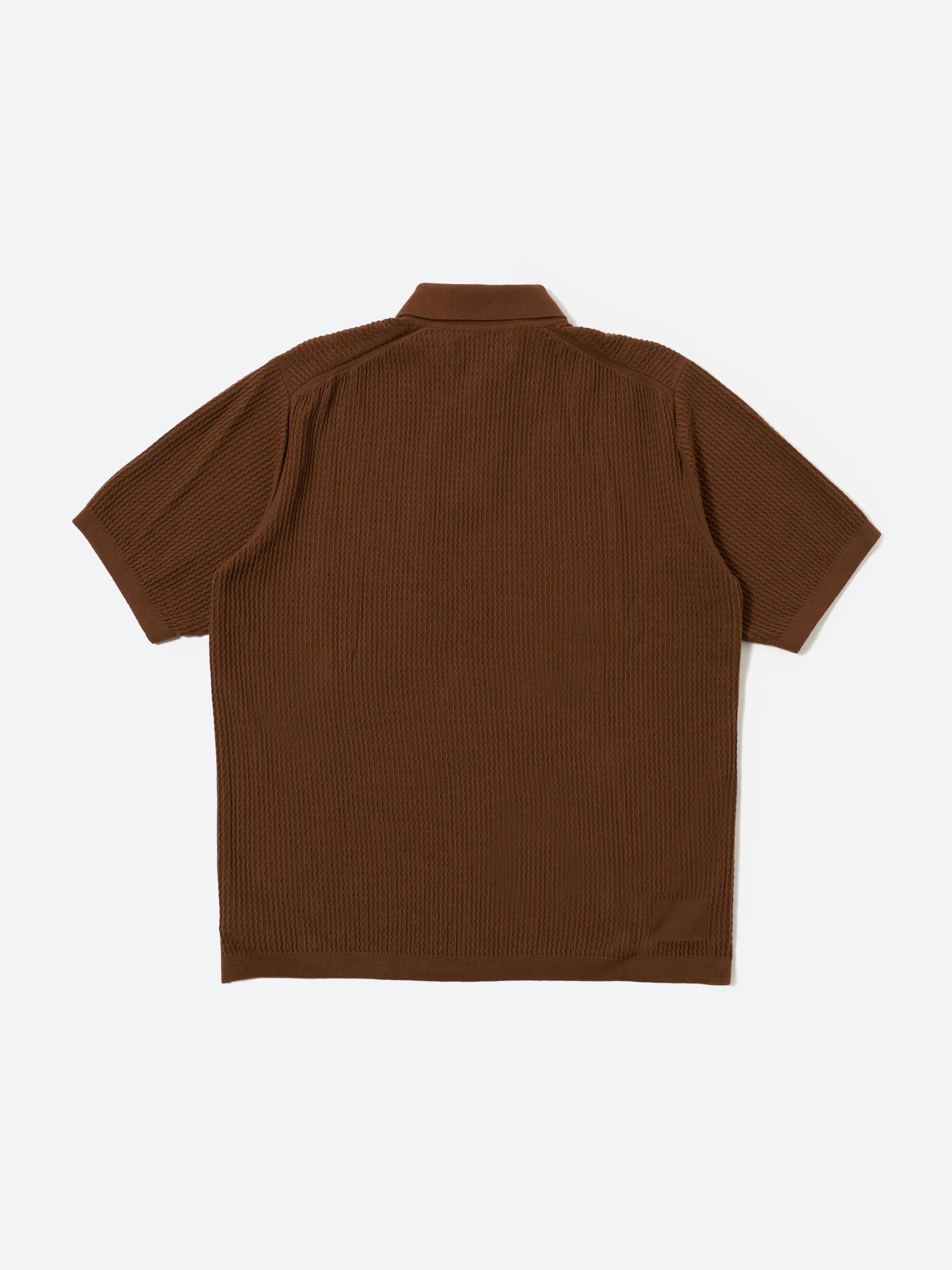 Fine Texture Tricot S/S Knit Polo