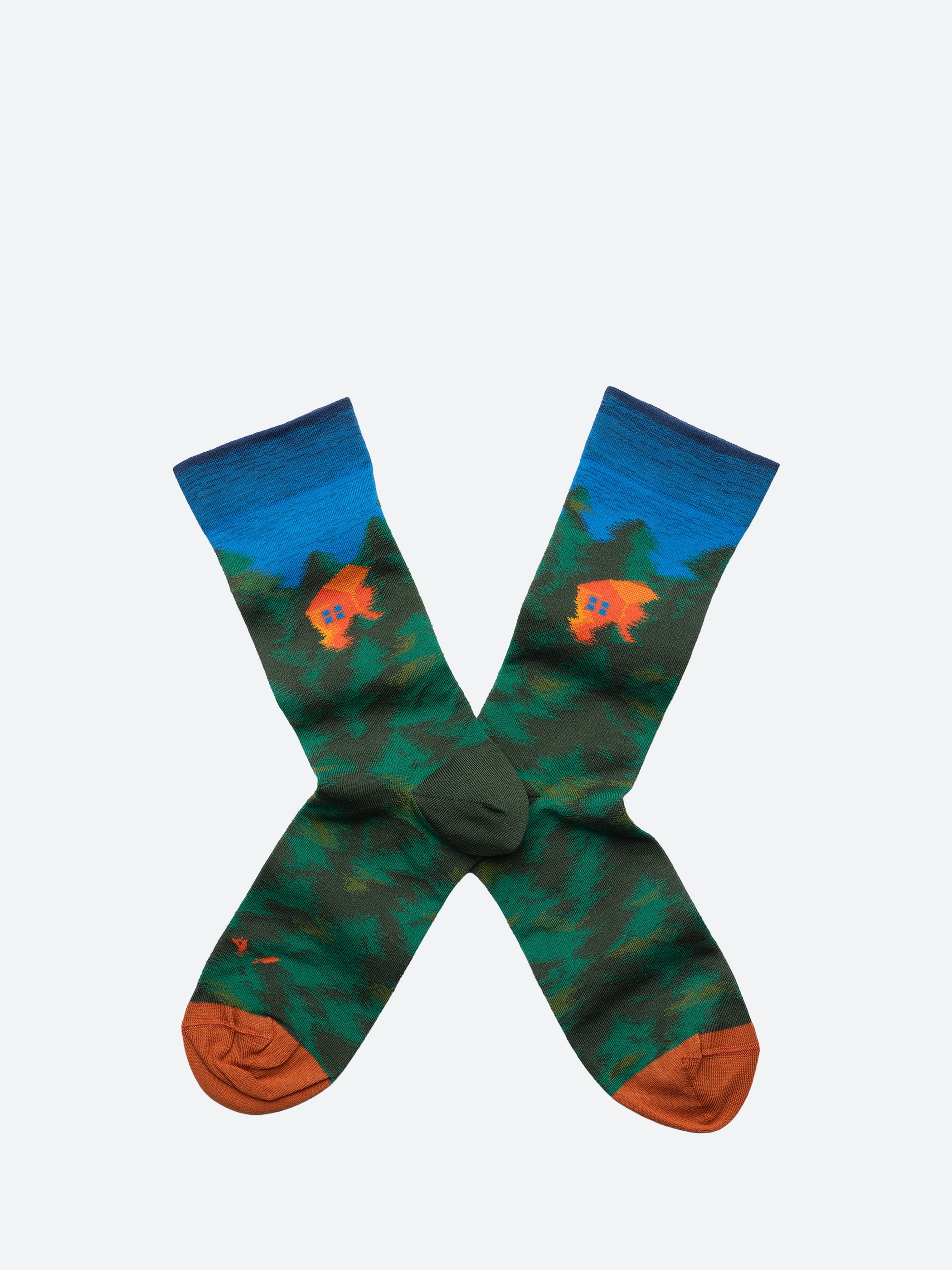 House Wood Socks