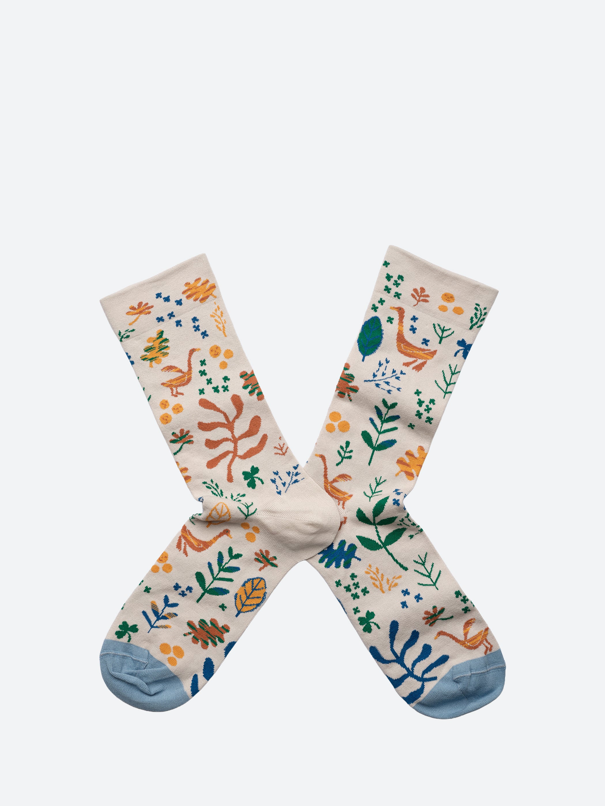 Sowing Light Grey Socks