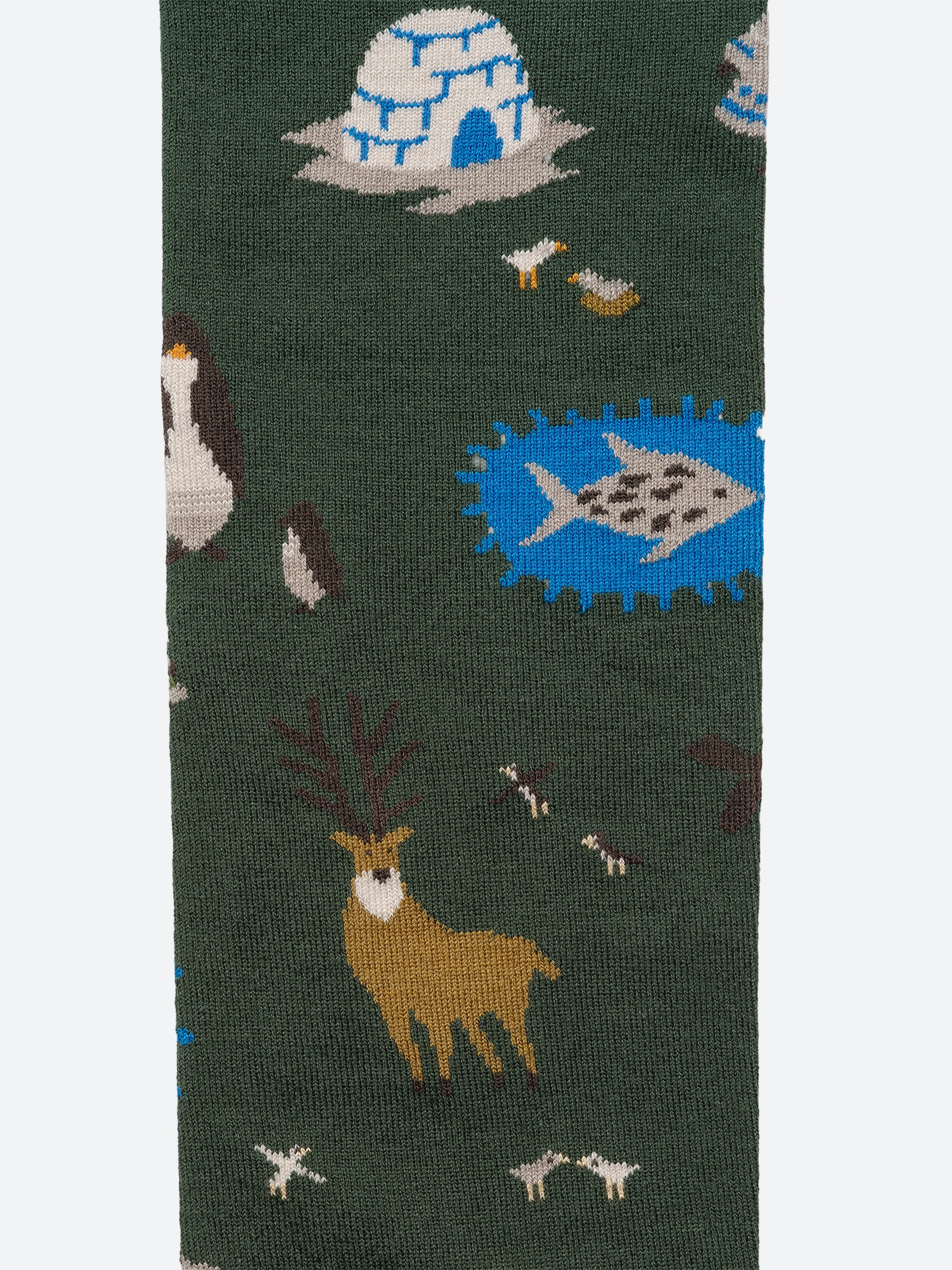 Inuit Spirit Forest Knee-High Socks
