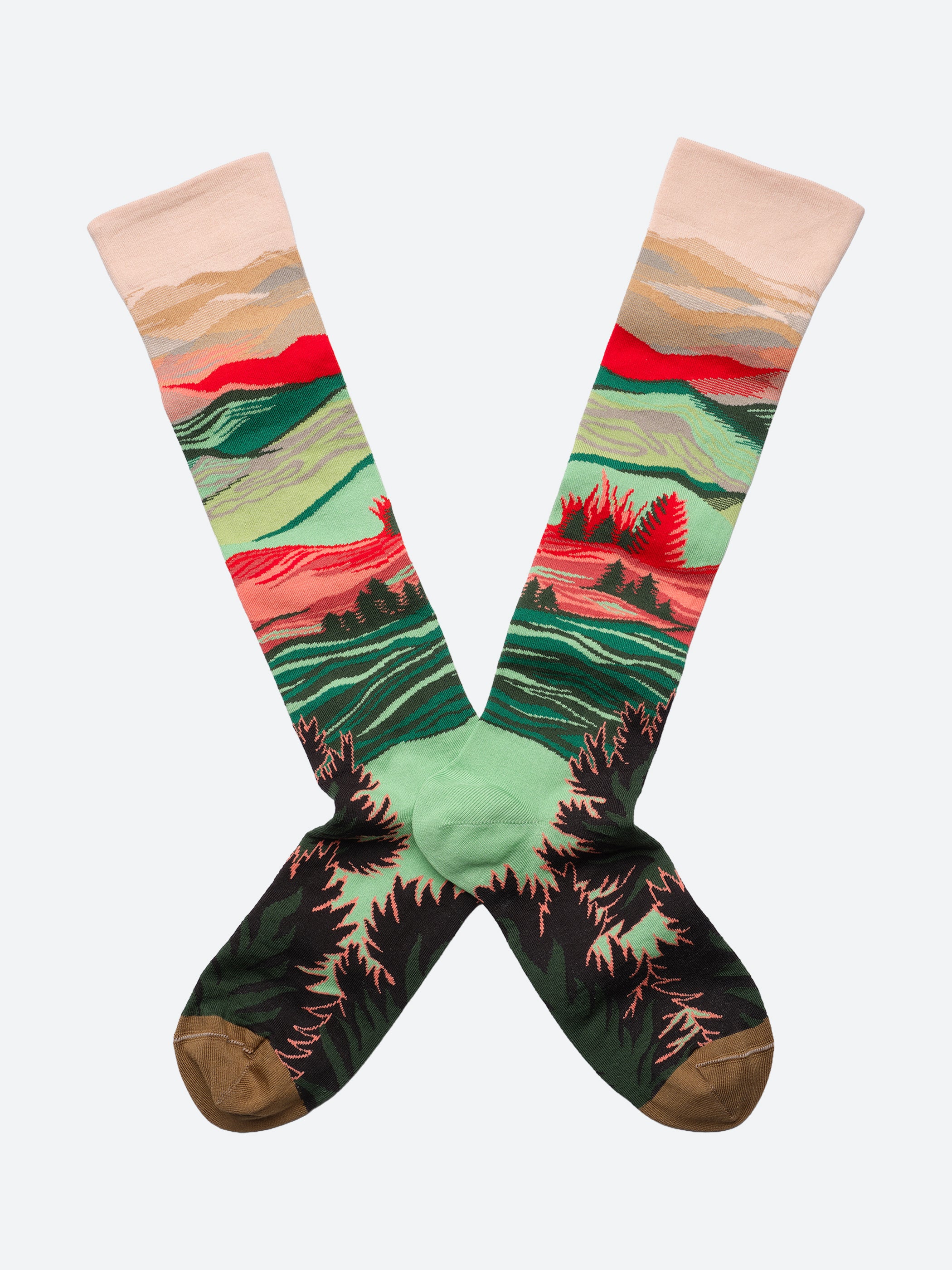 Lichen Landscape Knee-High Socks