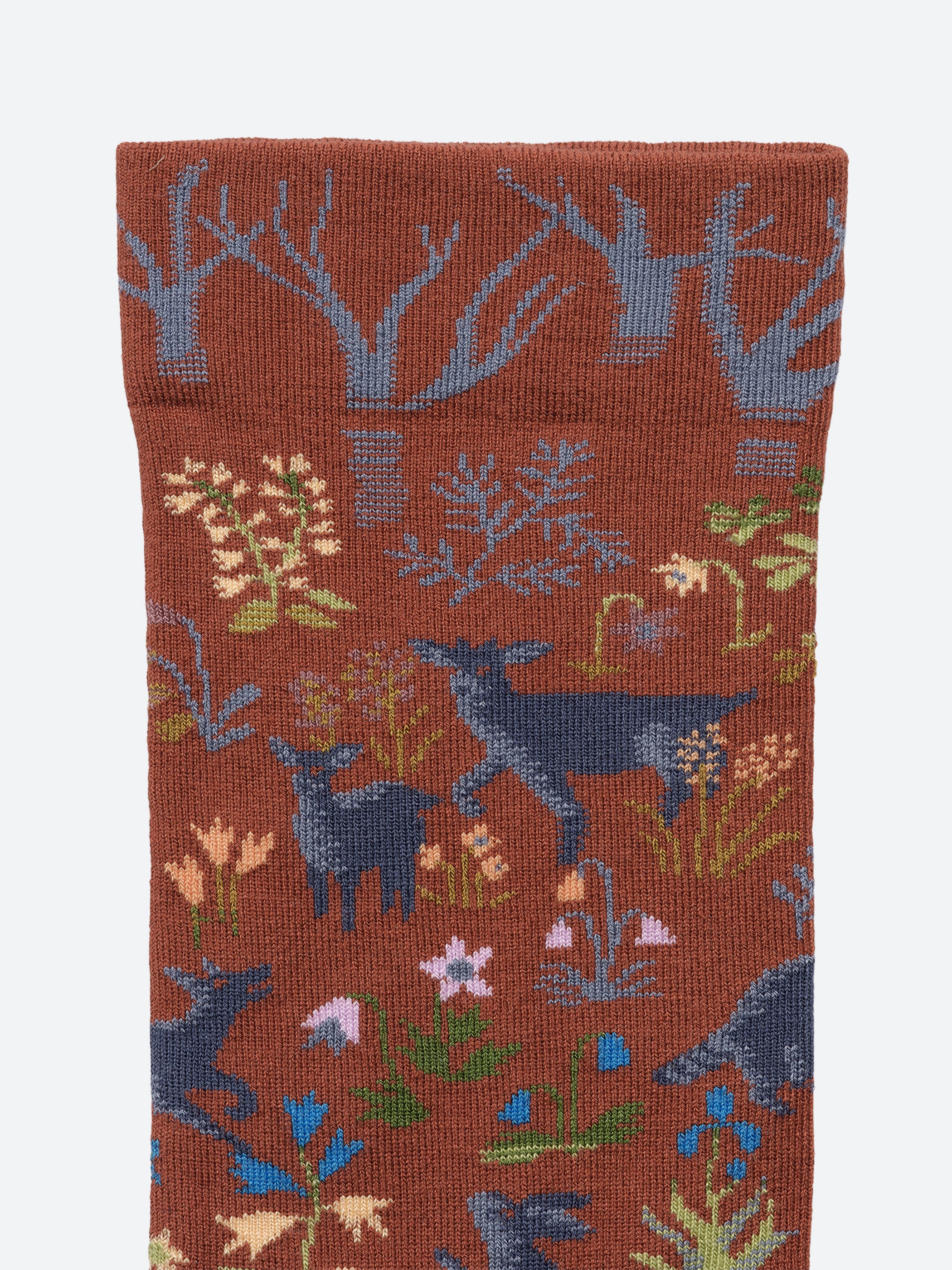 Sepia Woodland Socks