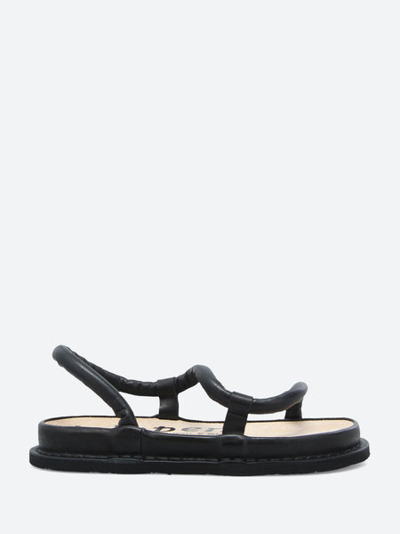 Trippen - Zori Zigzag in Black – gravitypope