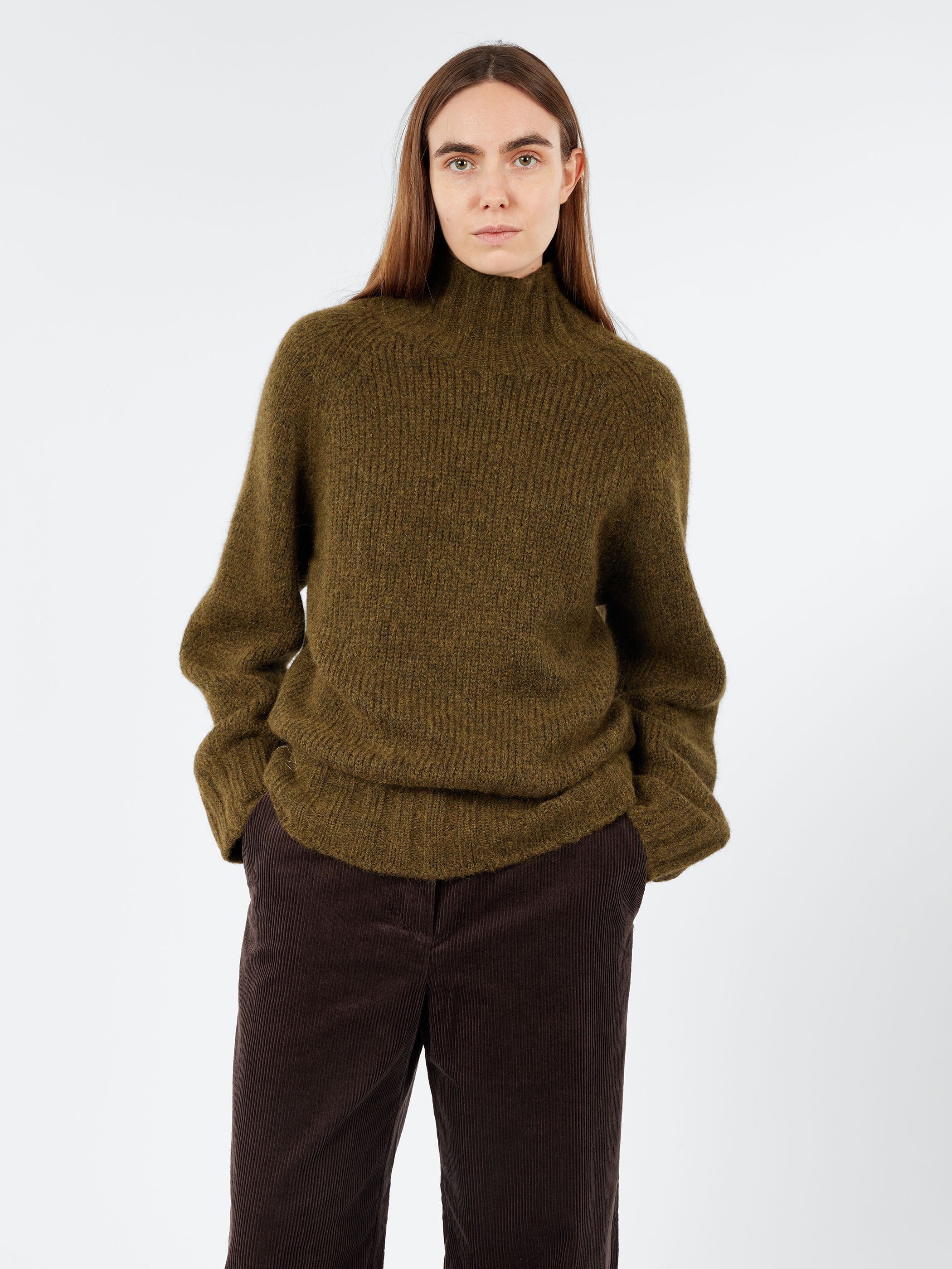 Lofty Alpaca High Neck Sweater