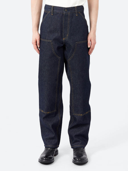 Carhartt WIP - Double Knee Pant in Blue Rigid – gravitypope