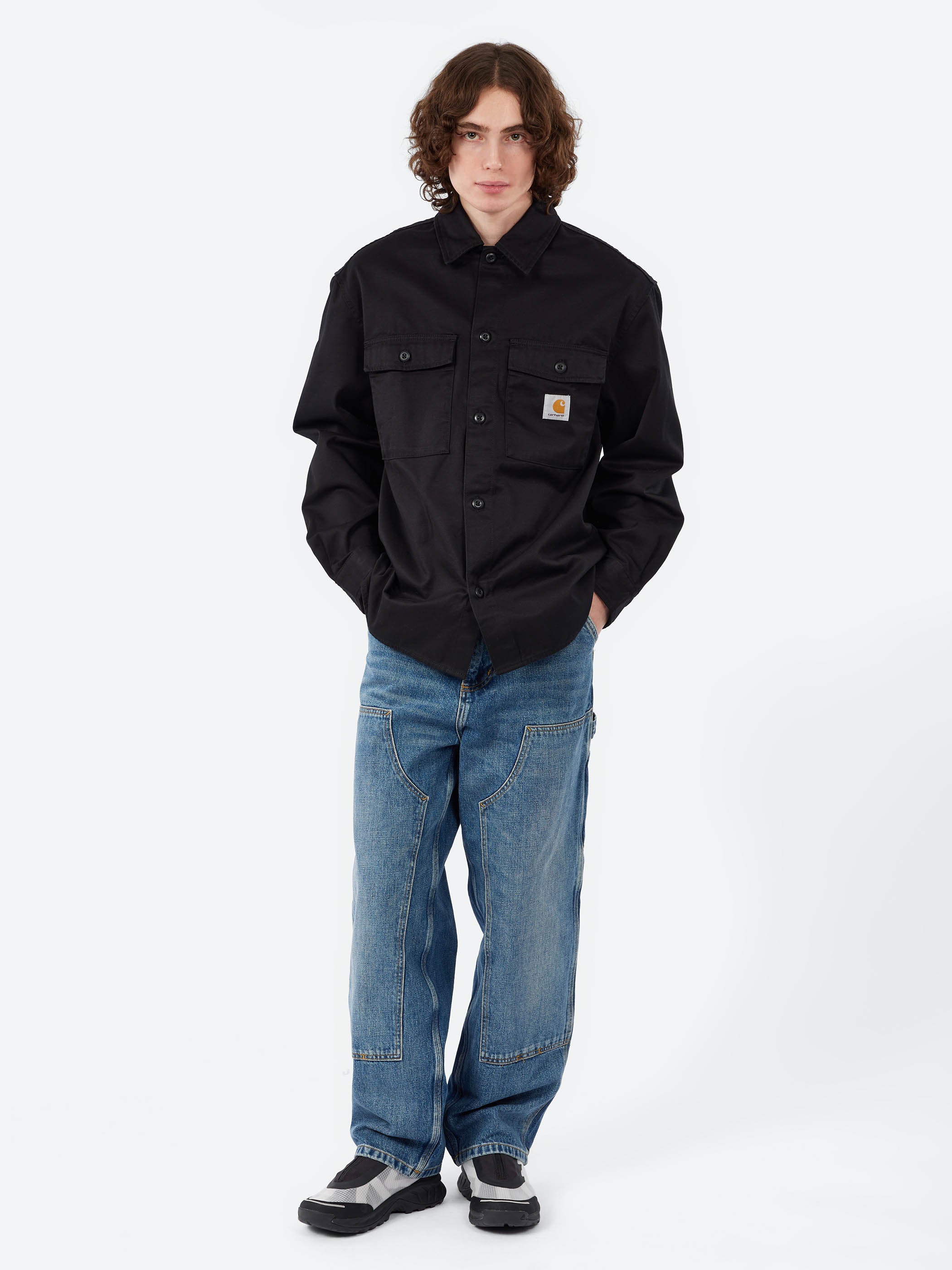 Carhartt WIP - Michigan Chore Coat (Spring) in Black and Black