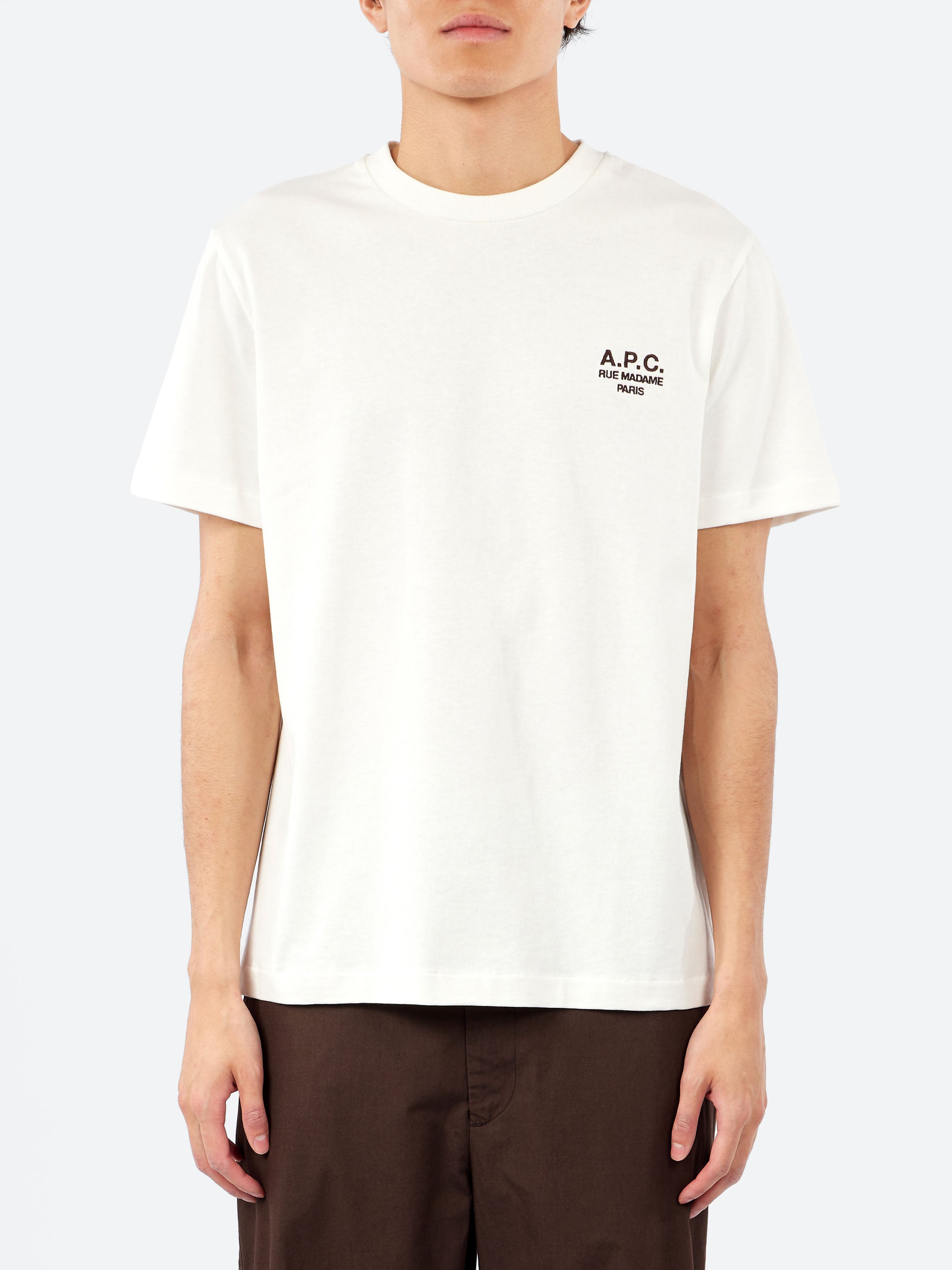 A.P.C. - Standard Rue Madame T-Shirt in Noir and Blanc – gravitypope A.P.C. - Standard Rue Madame T-Shirt in Noir and Blanc – gravitypope