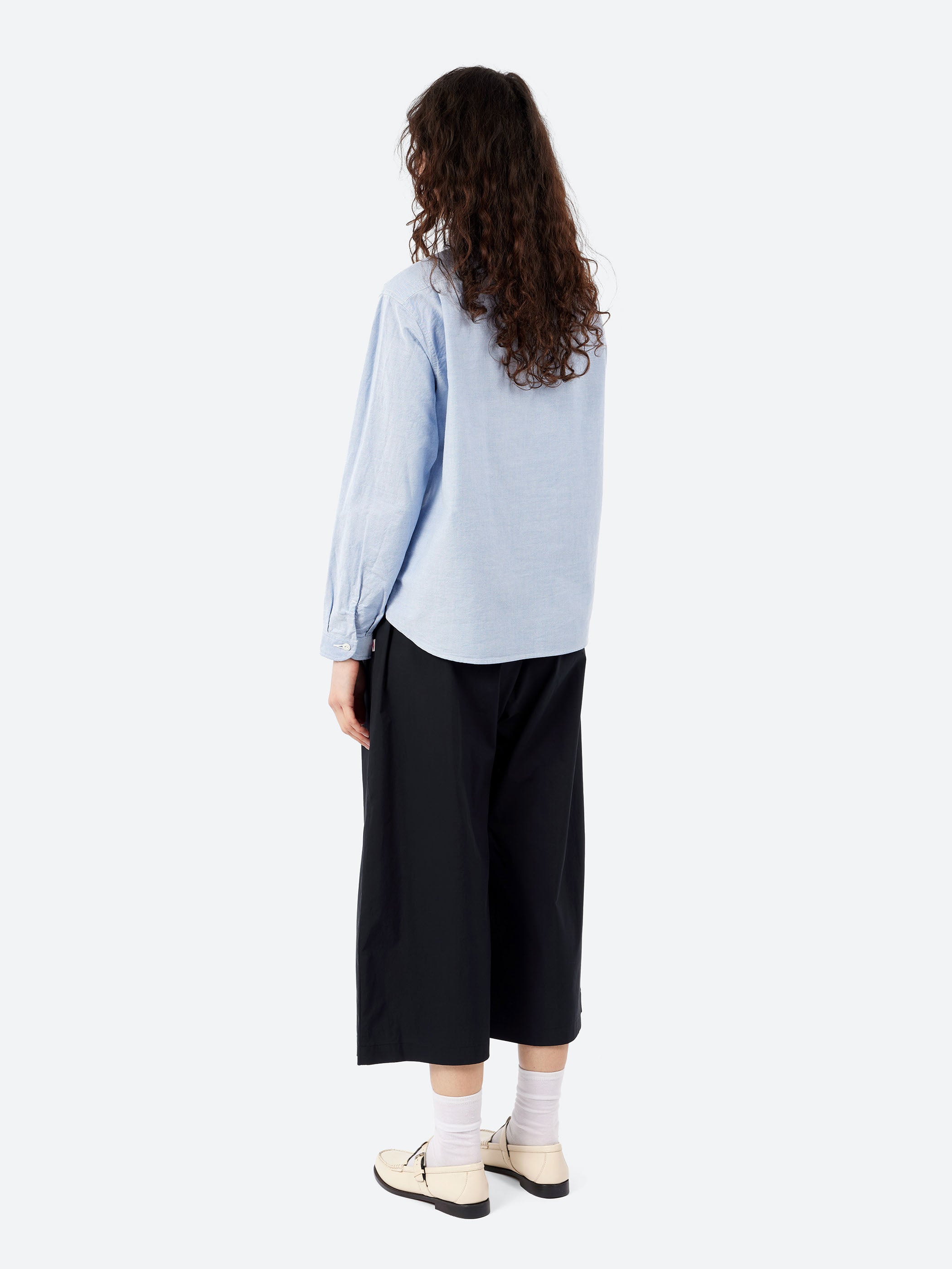 Women's Band Collar Shirt