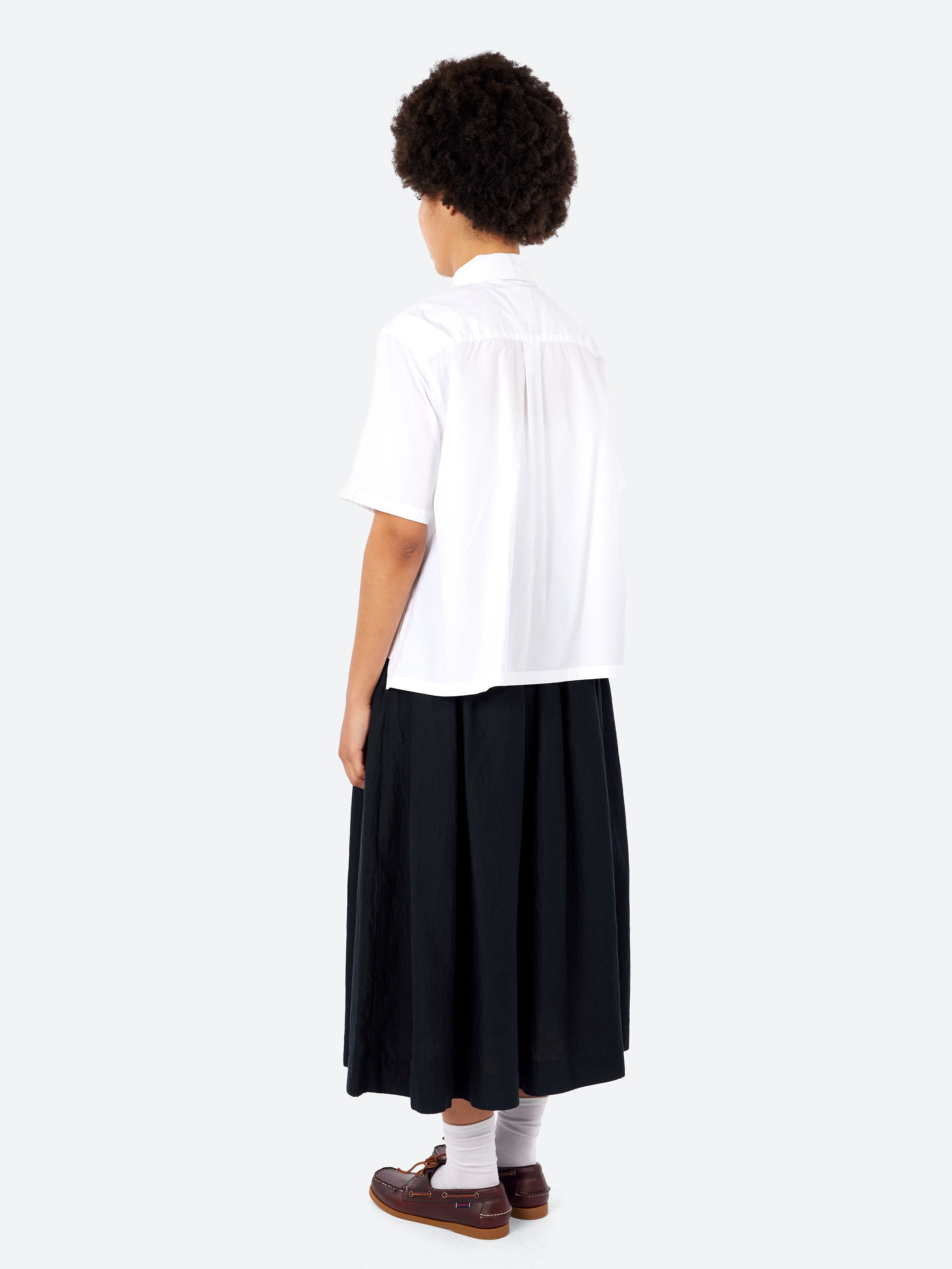 Women's Cotton Poplin Half Sleeve Shirt