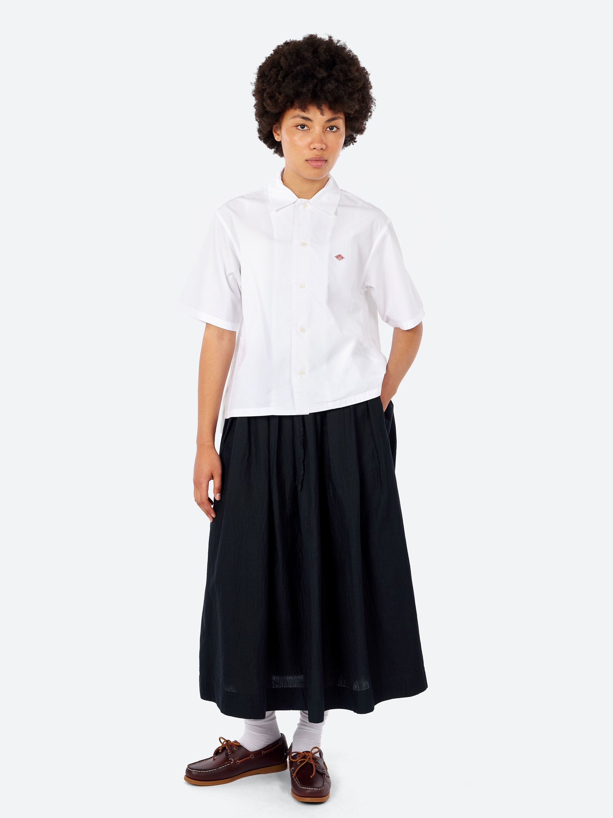 Women's Cotton Poplin Half Sleeve Shirt