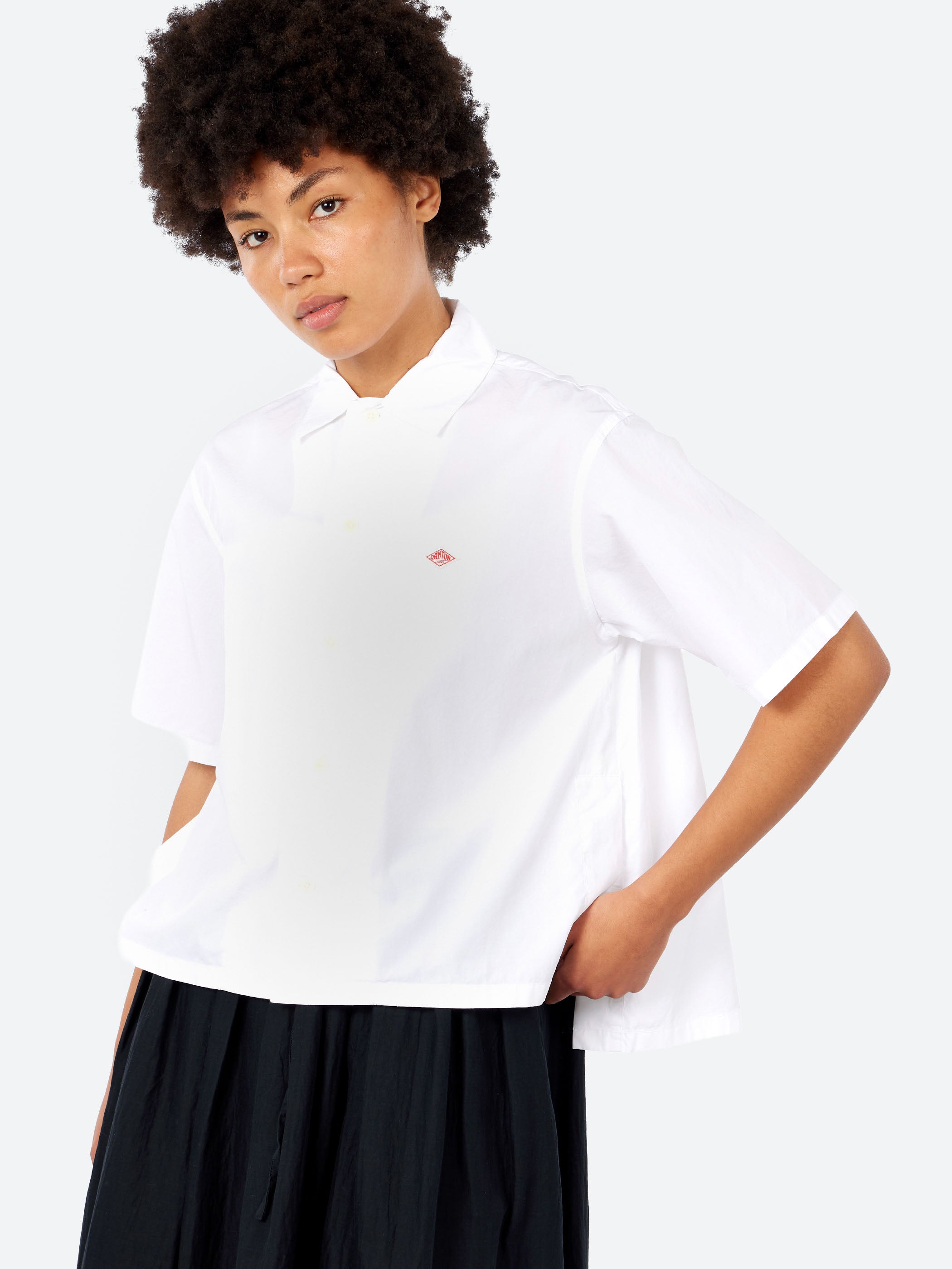 Women's Cotton Poplin Half Sleeve Shirt