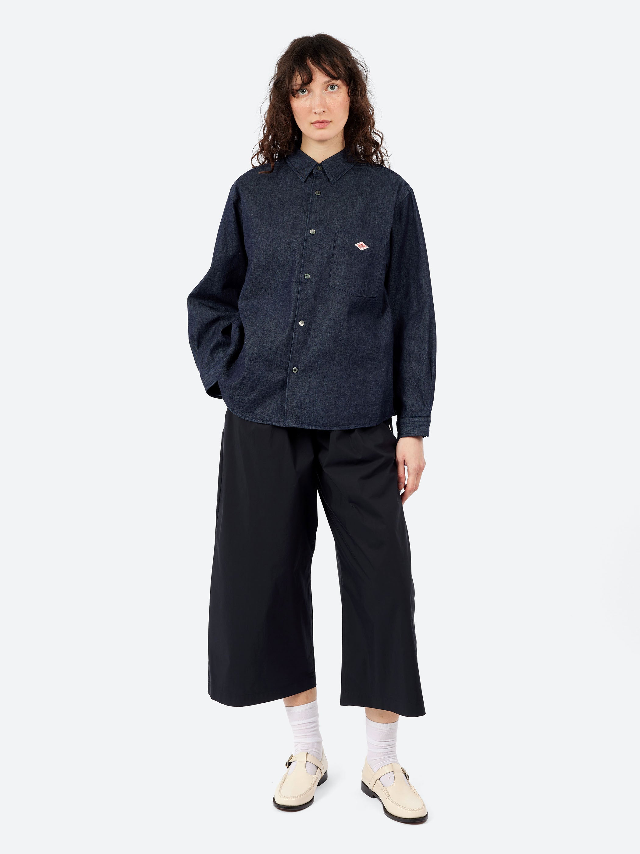 Denim Dungaree Classic Collar Shirt