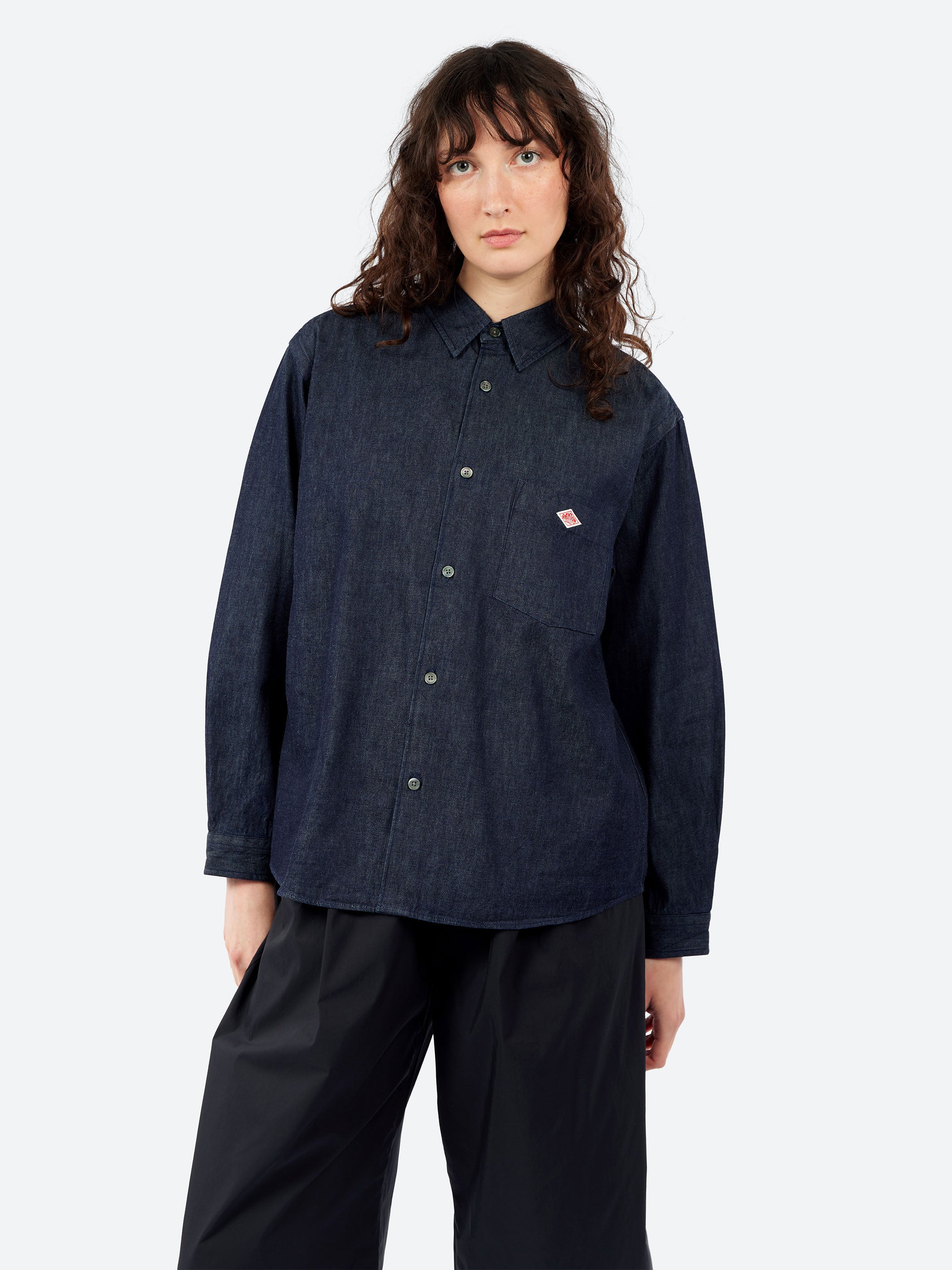 Denim Dungaree Classic Collar Shirt