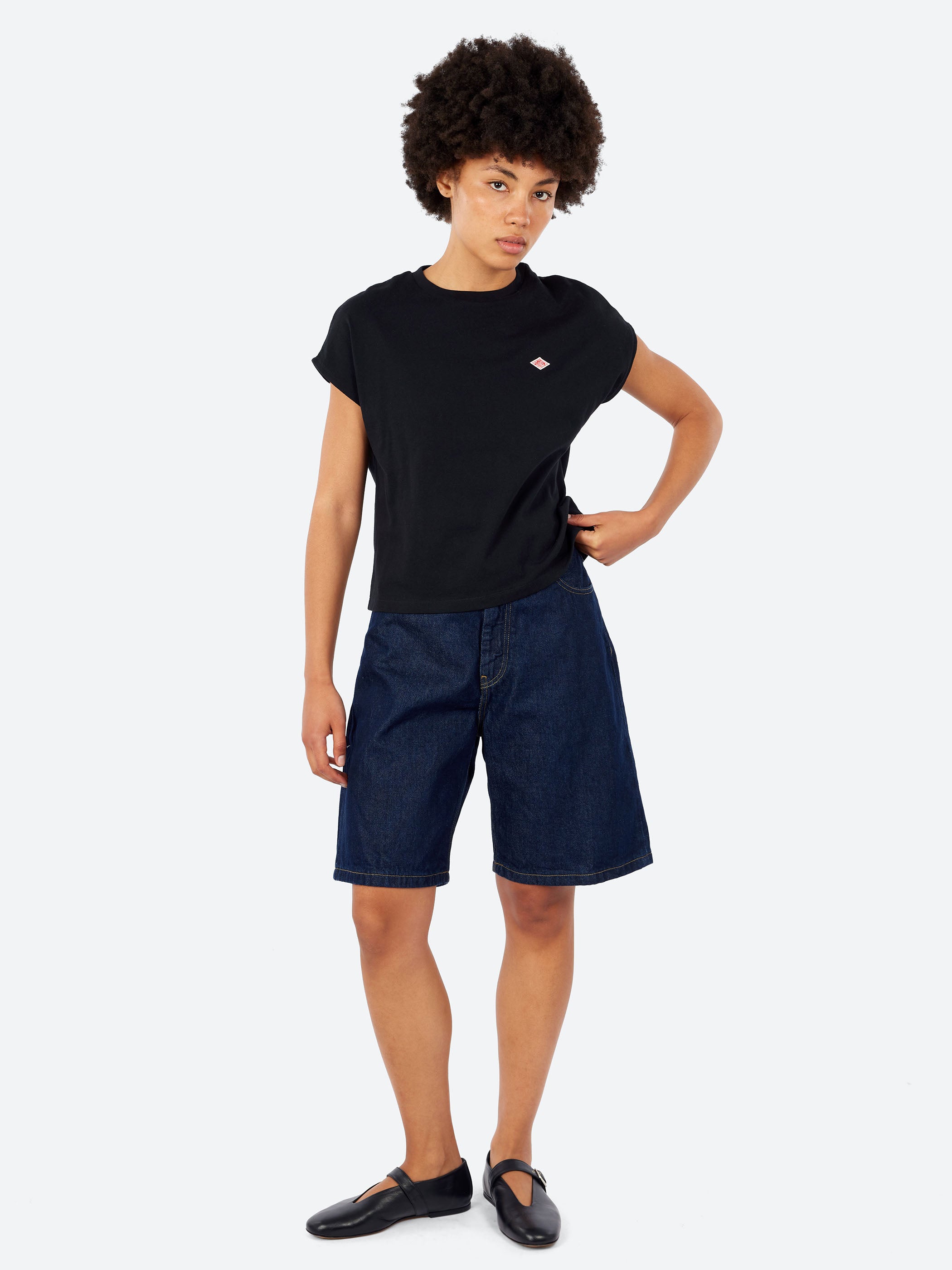 Women's Cotton Jersey Dolman Short T-Shirt