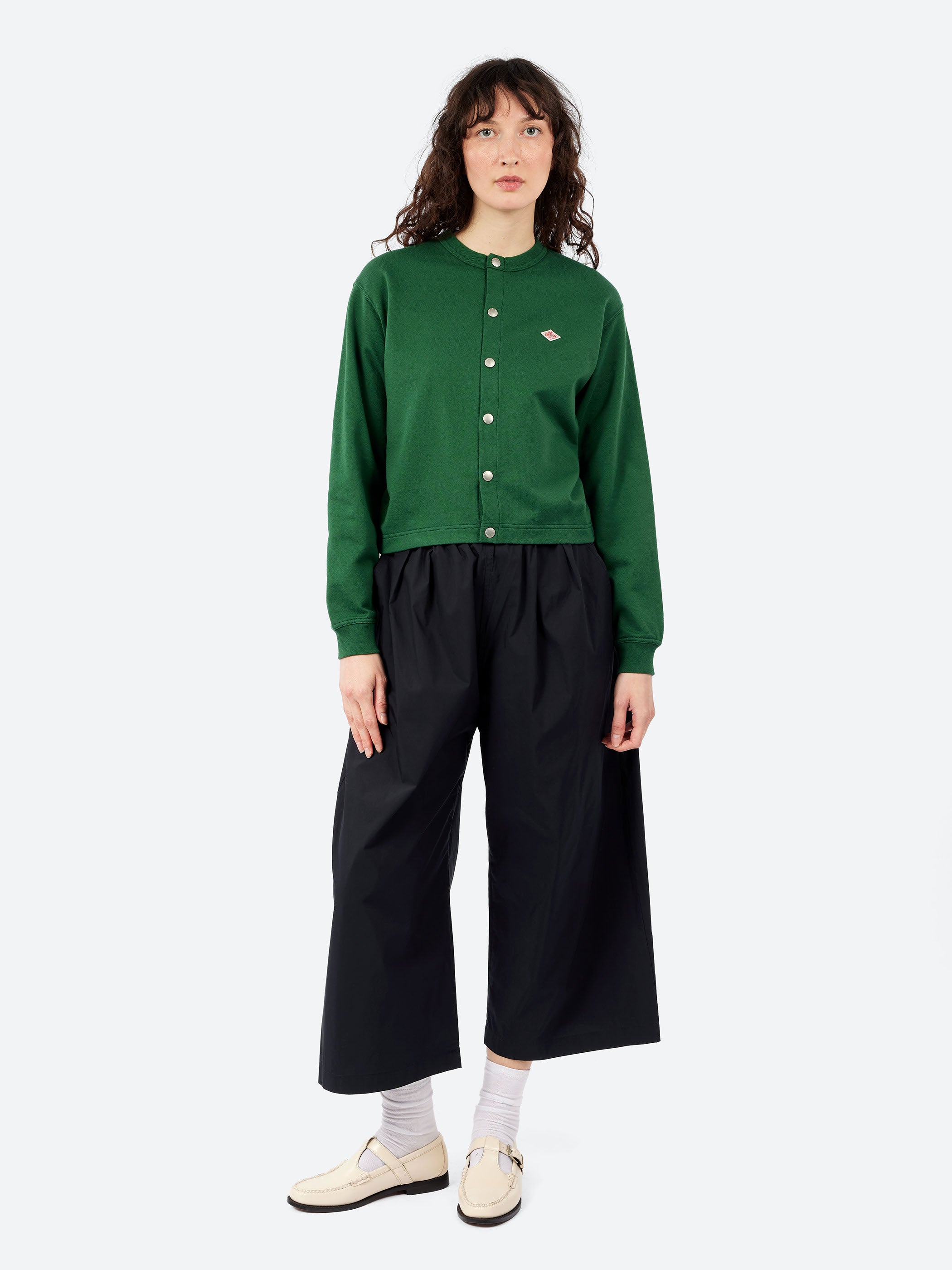 Typewriter Cropped Wide Pants